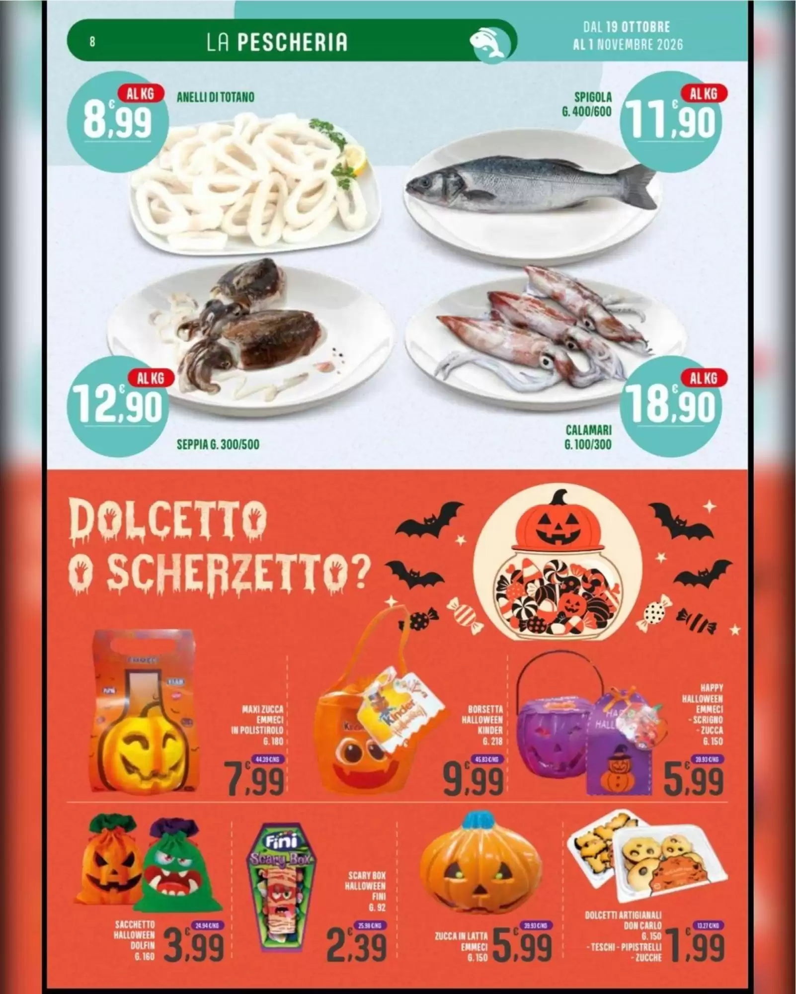Volantino promozionale La Mimosa Supermercati  valide dal 19/10/2026 - Pagina 8.