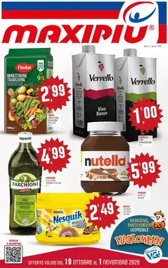 Volantino promozionale Maxipiù  valide dal 19/10/2026