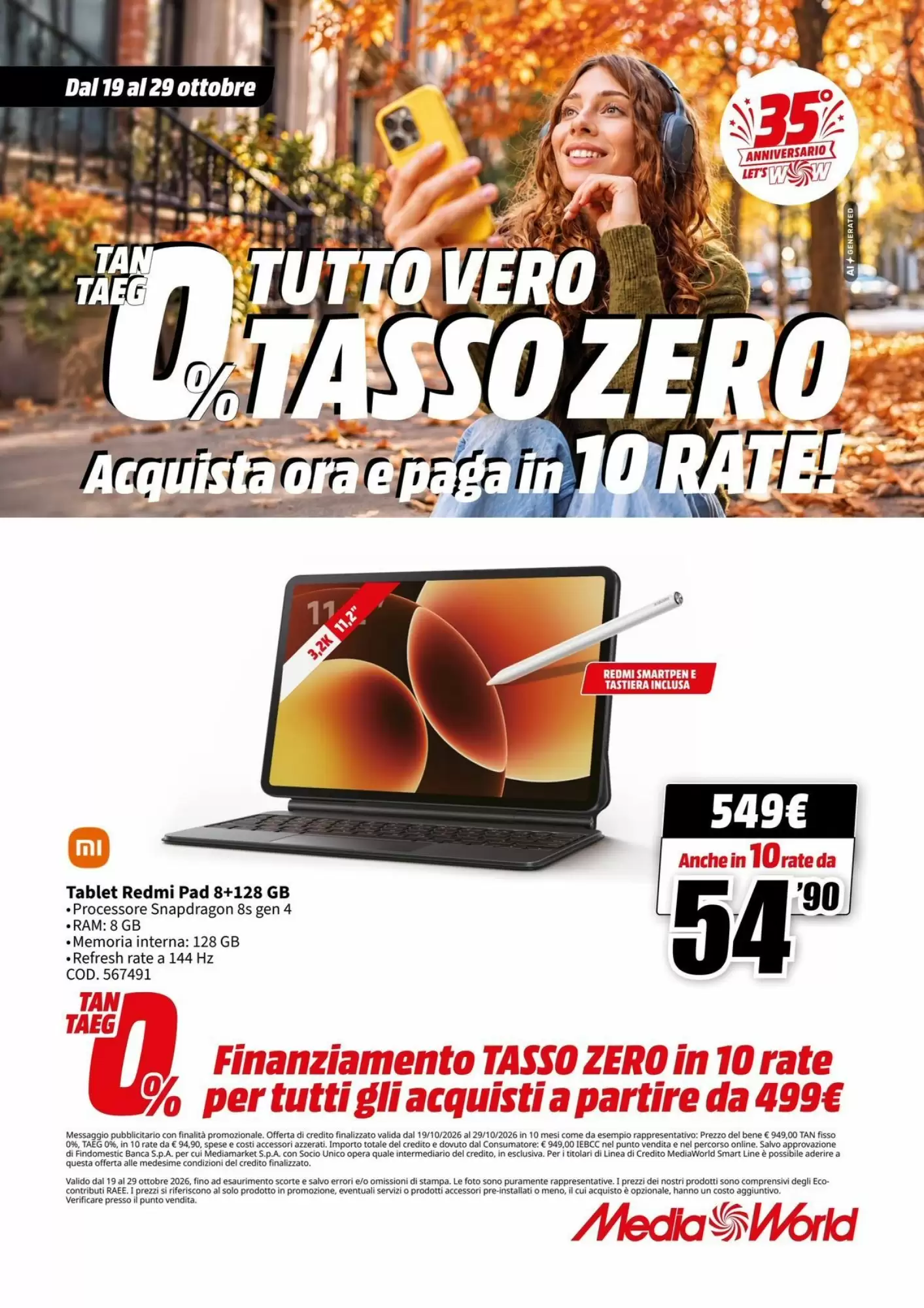 Volantino promozionale MediaWorld  valide dal 19/10/2026 - Pagina 14.