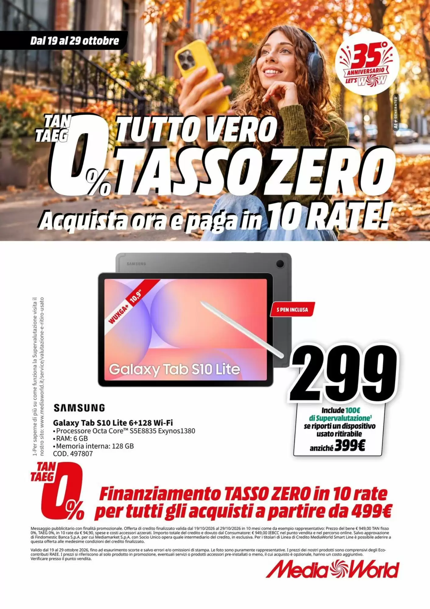 Volantino promozionale MediaWorld  valide dal 19/10/2026 - Pagina 17.