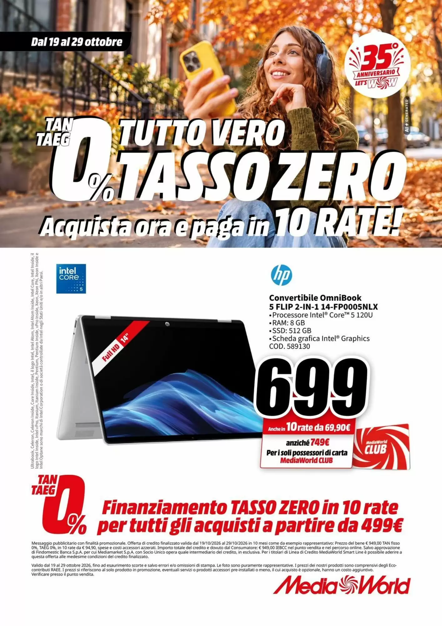 Volantino promozionale MediaWorld  valide dal 19/10/2026 - Pagina 18.