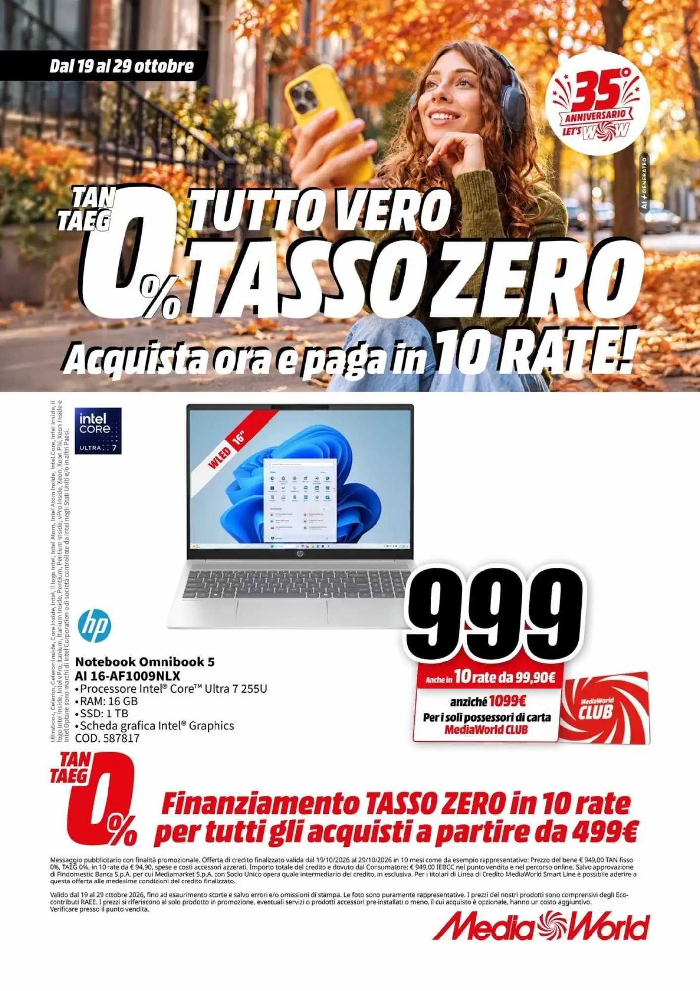 Volantino promozionale MediaWorld  valide dal 19/10/2026 - Pagina 19.