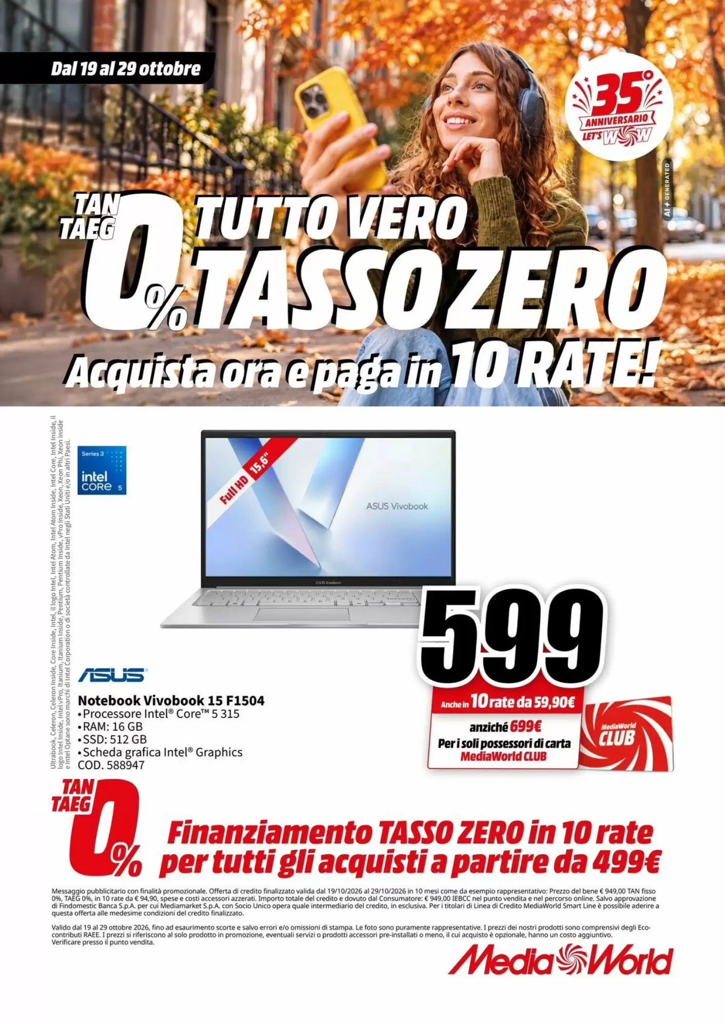 Volantino promozionale MediaWorld  valide dal 19/10/2026 - Pagina 20.