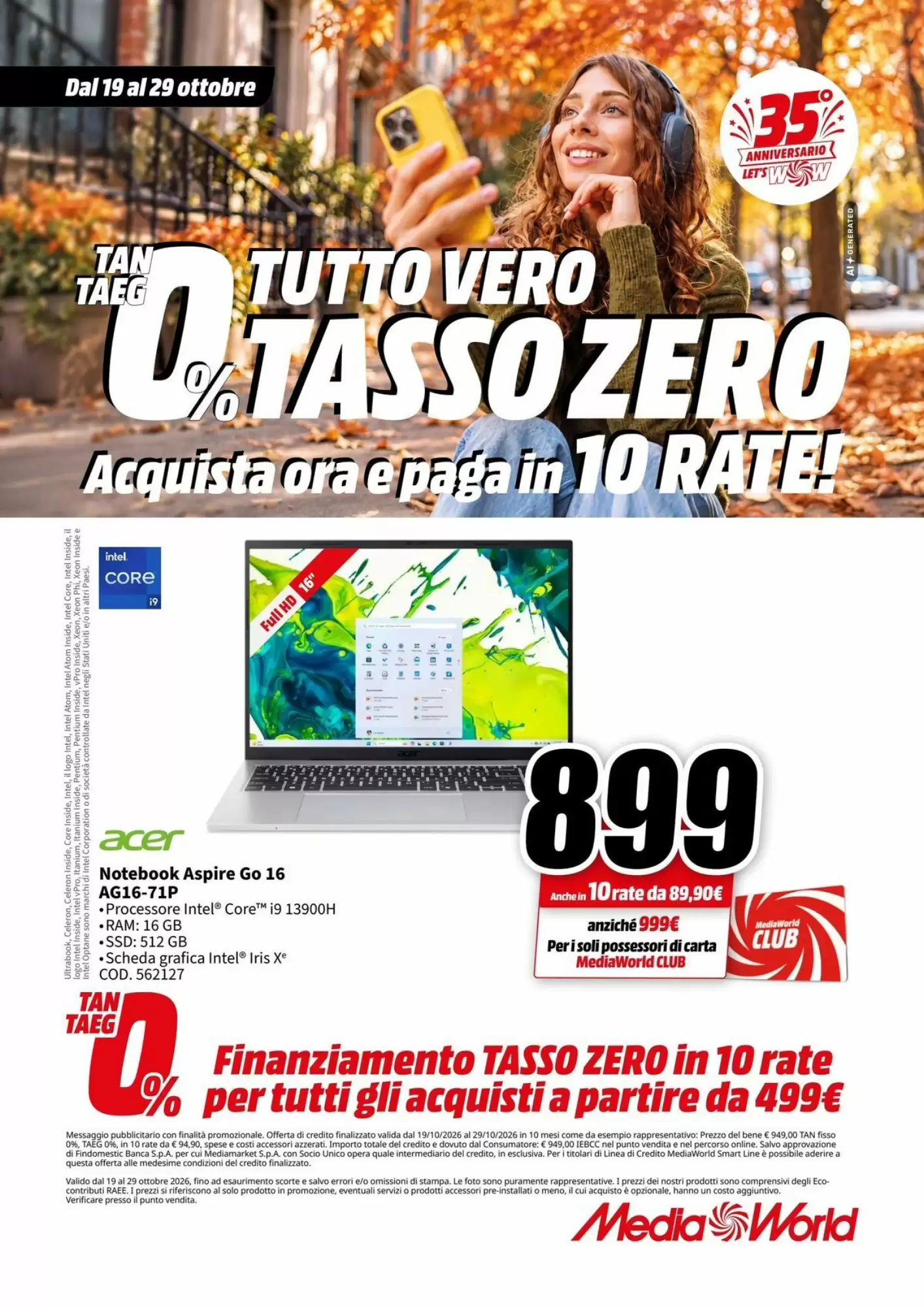 Volantino promozionale MediaWorld  valide dal 19/10/2026 - Pagina 23.