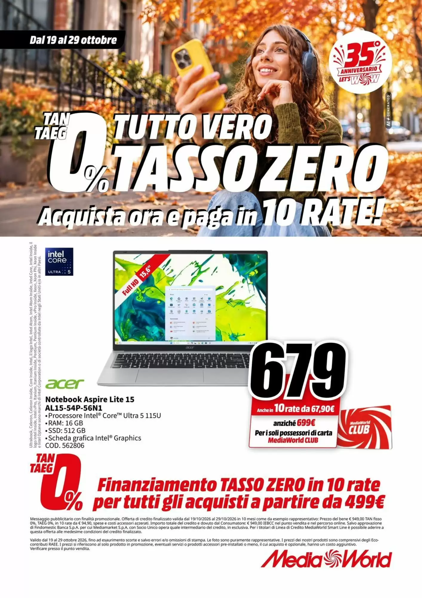 Volantino promozionale MediaWorld  valide dal 19/10/2026 - Pagina 24.