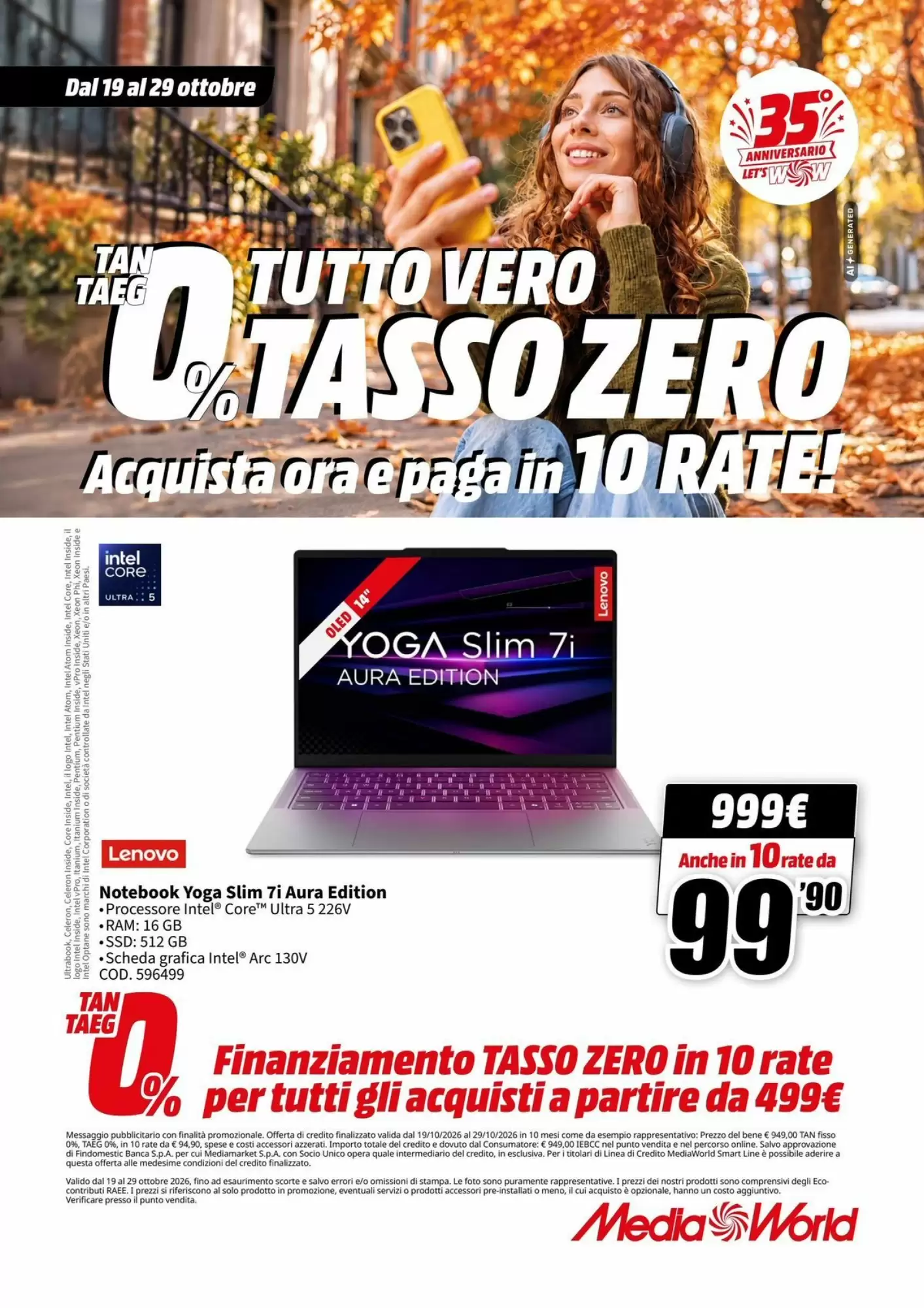 Volantino promozionale MediaWorld  valide dal 19/10/2026 - Pagina 26.