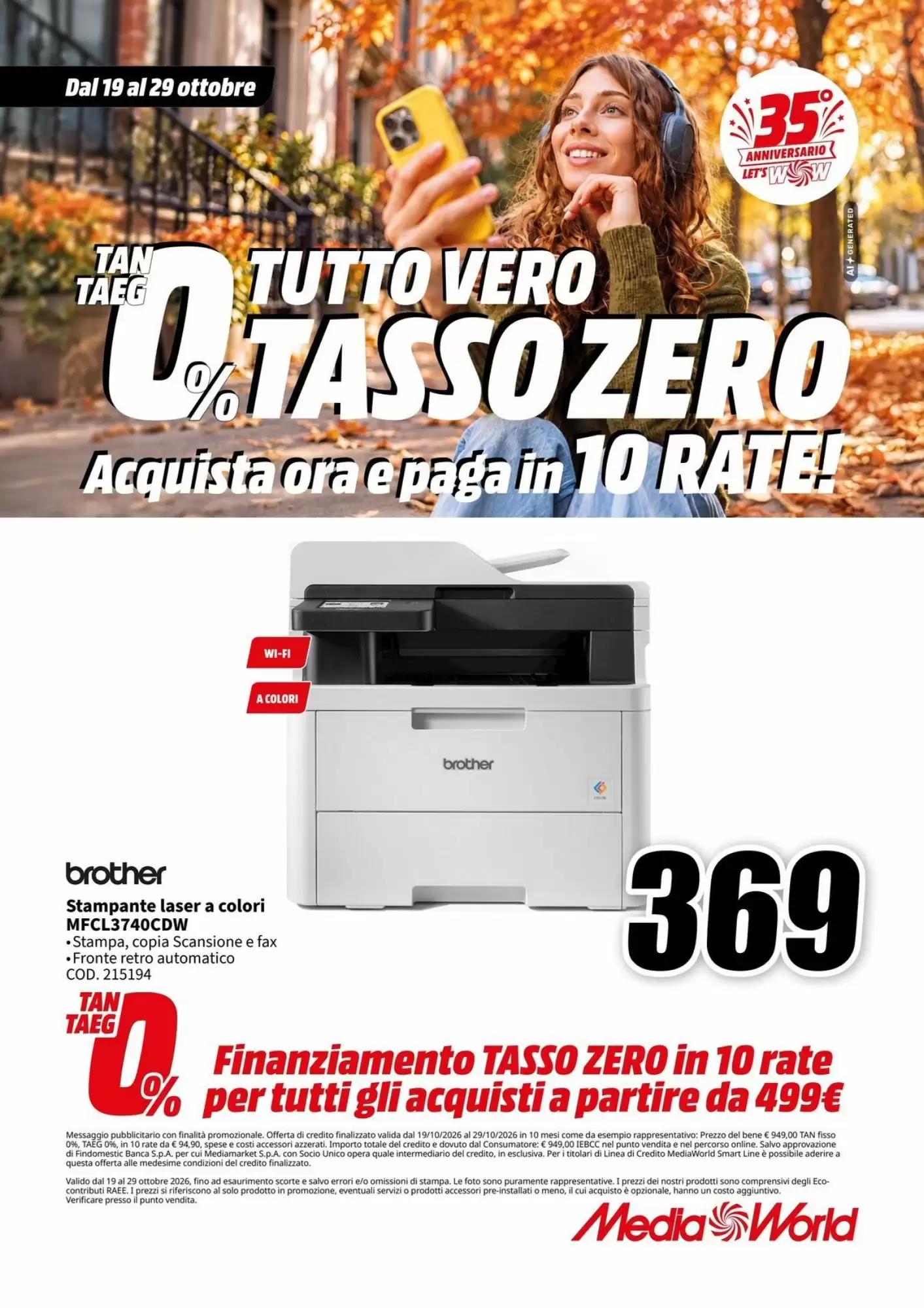 Volantino promozionale MediaWorld  valide dal 19/10/2026 - Pagina 34.