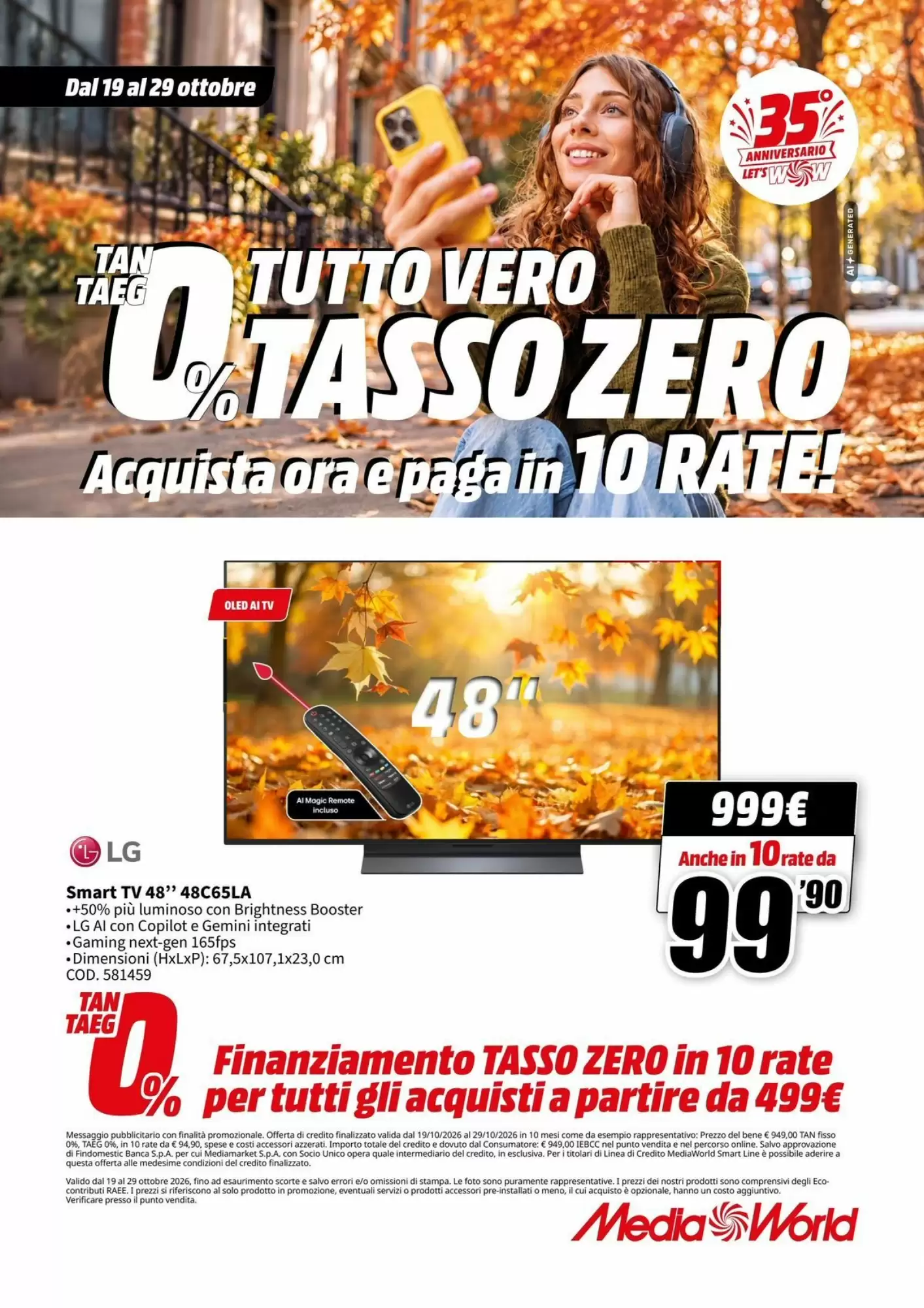 Volantino promozionale MediaWorld  valide dal 19/10/2026 - Pagina 38.