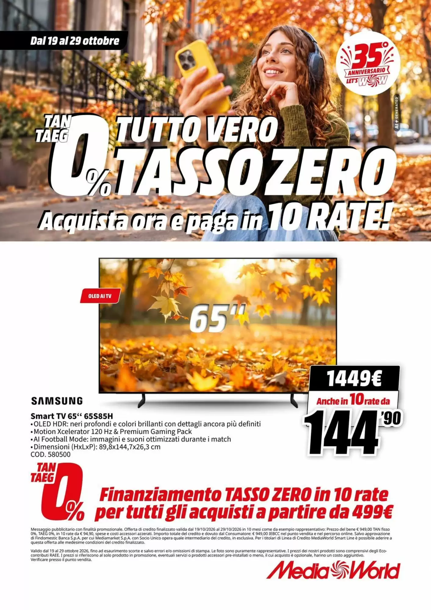 Volantino promozionale MediaWorld  valide dal 19/10/2026 - Pagina 42.
