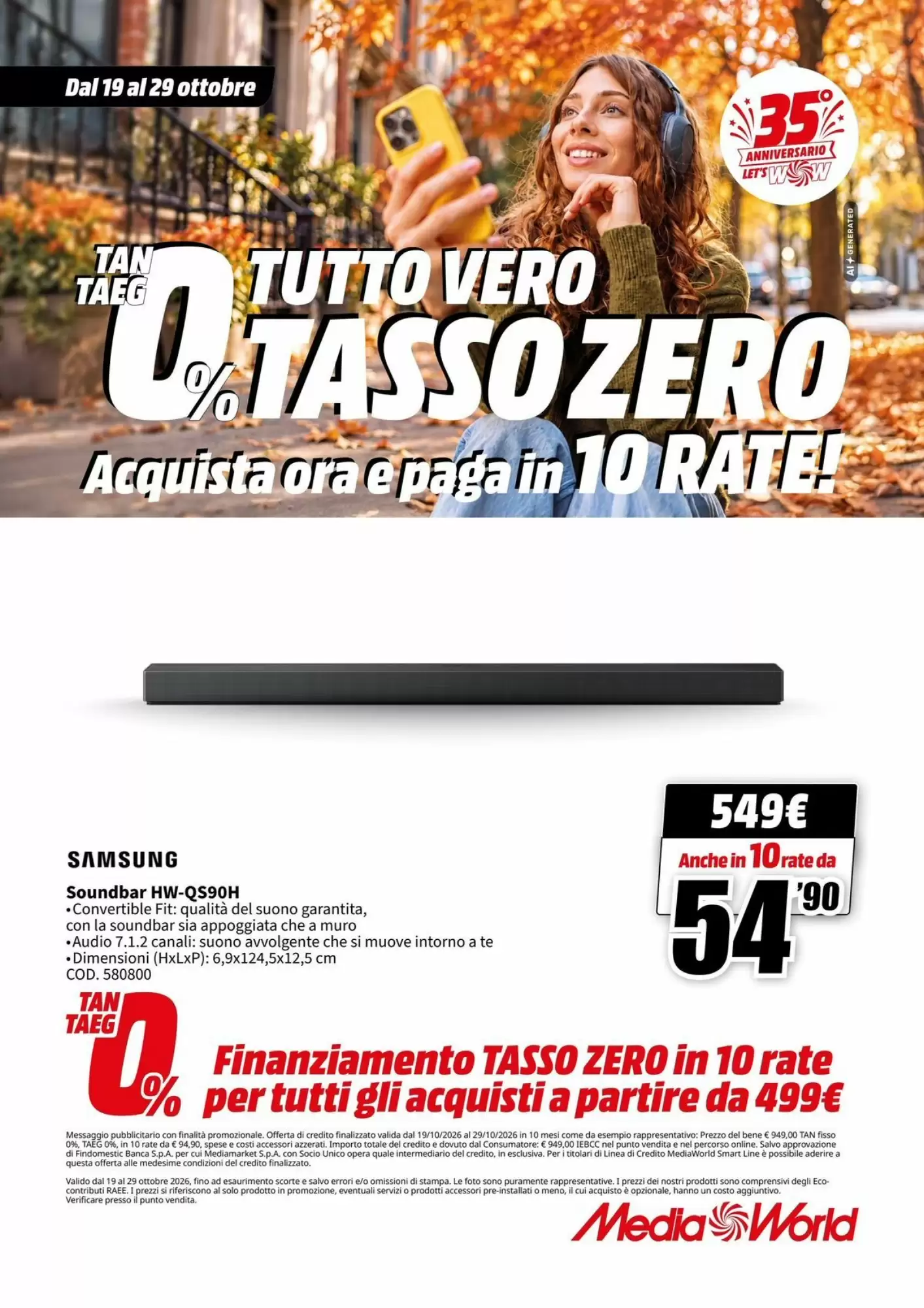 Volantino promozionale MediaWorld  valide dal 19/10/2026 - Pagina 46.