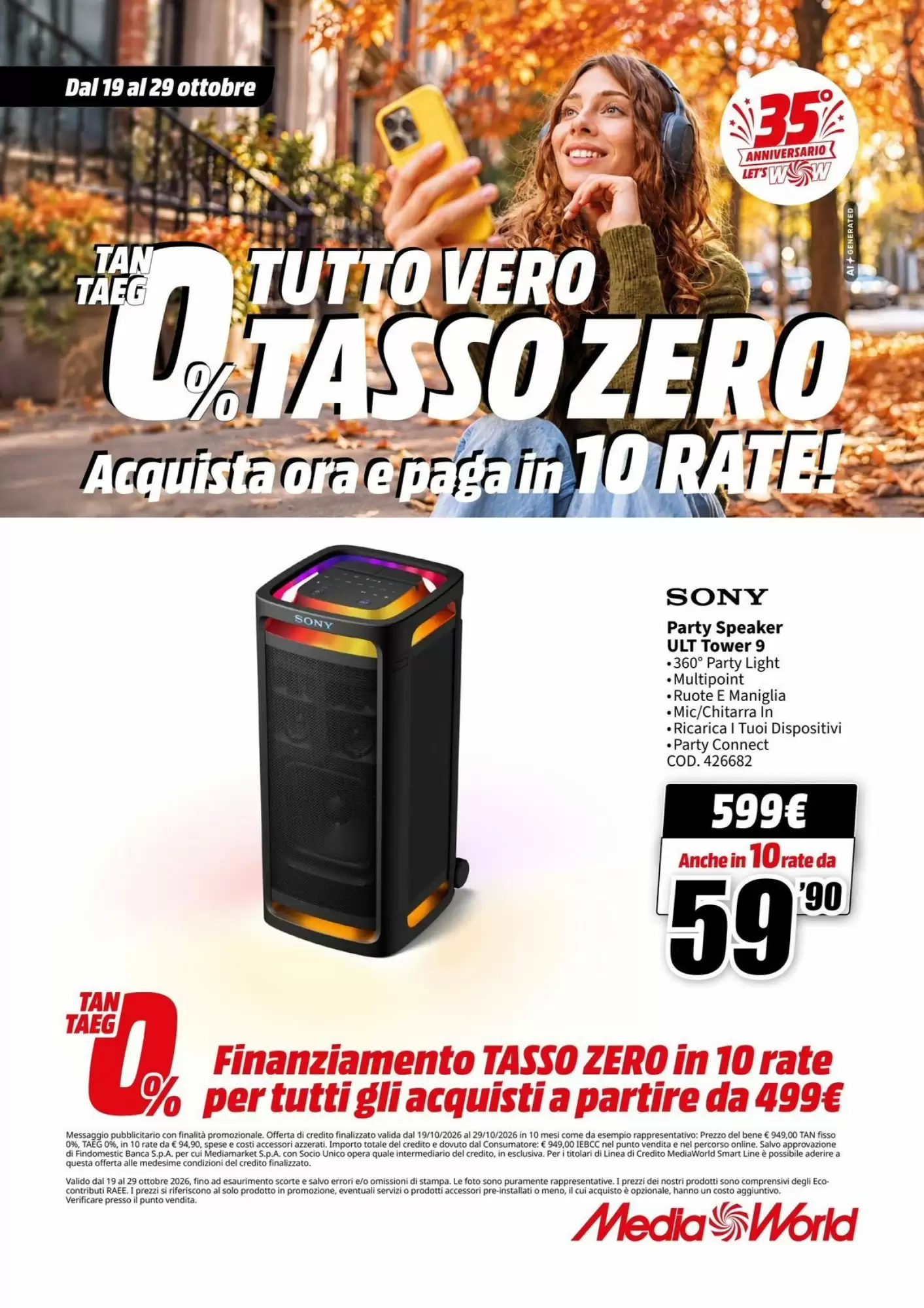 Volantino promozionale MediaWorld  valide dal 19/10/2026 - Pagina 47.