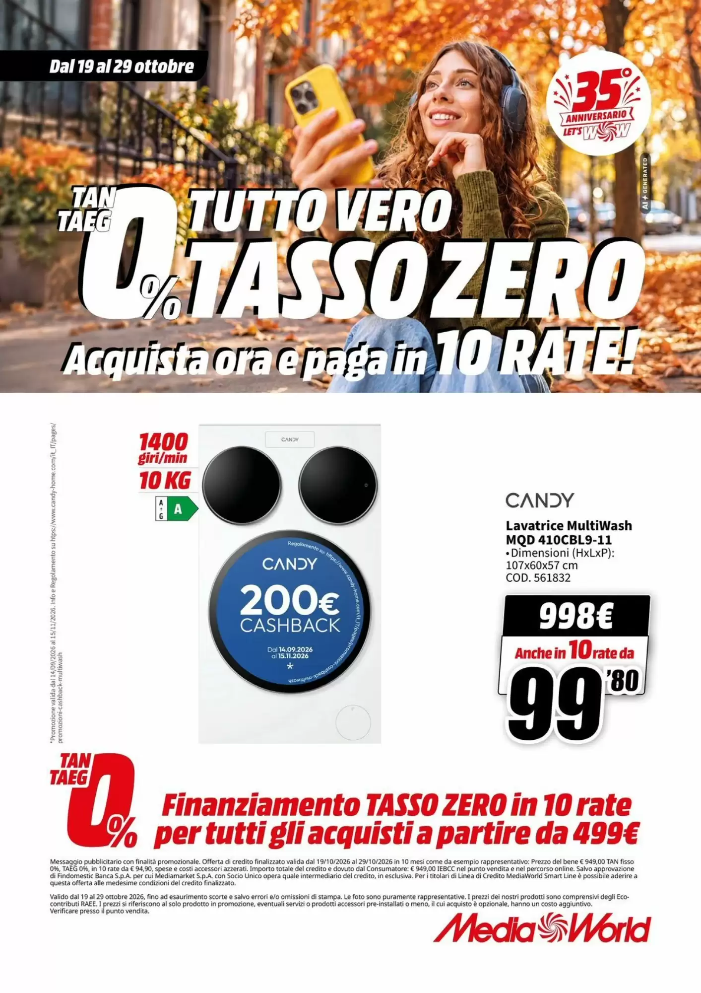 Volantino promozionale MediaWorld  valide dal 19/10/2026 - Pagina 60.