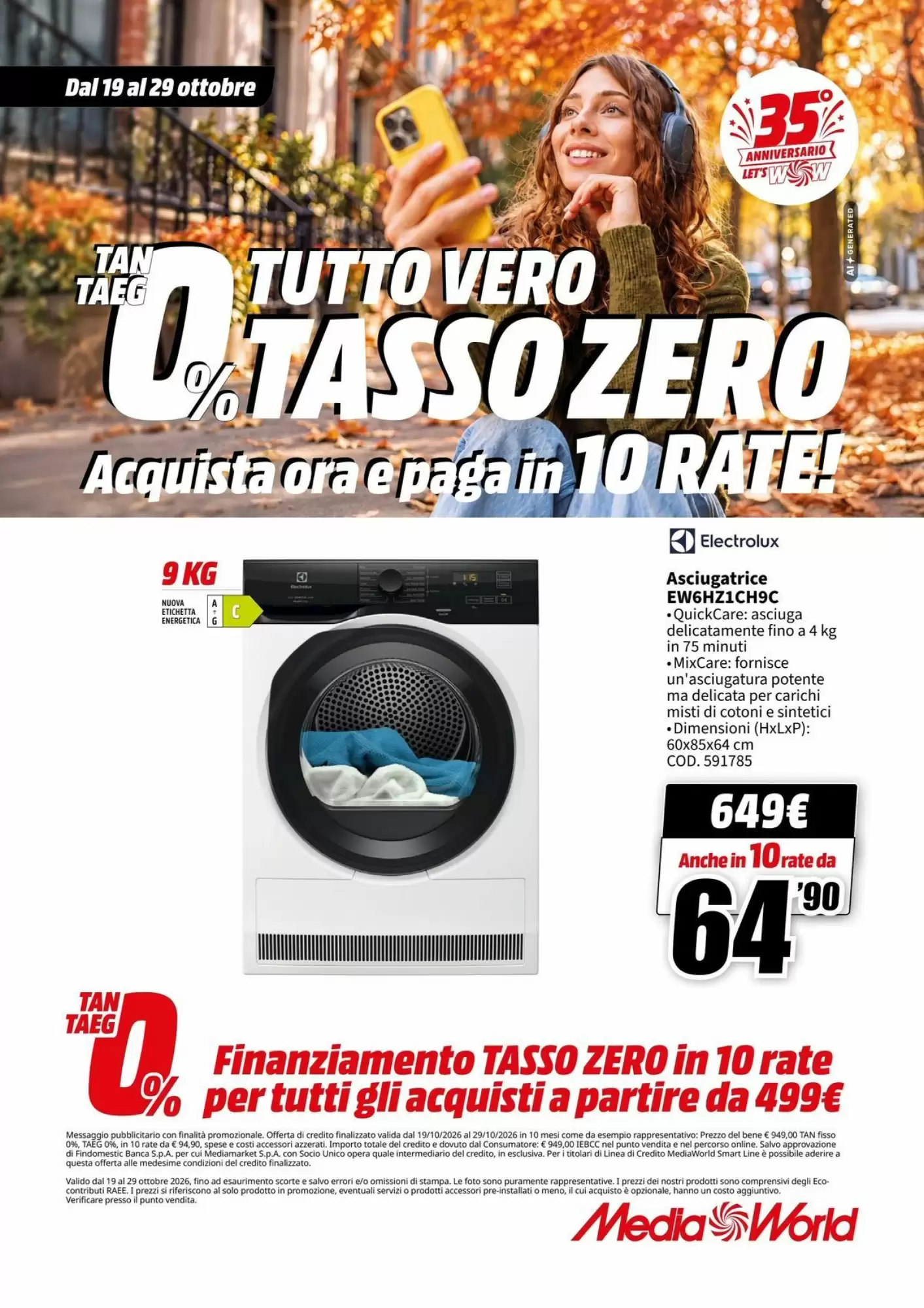 Volantino promozionale MediaWorld  valide dal 19/10/2026 - Pagina 62.