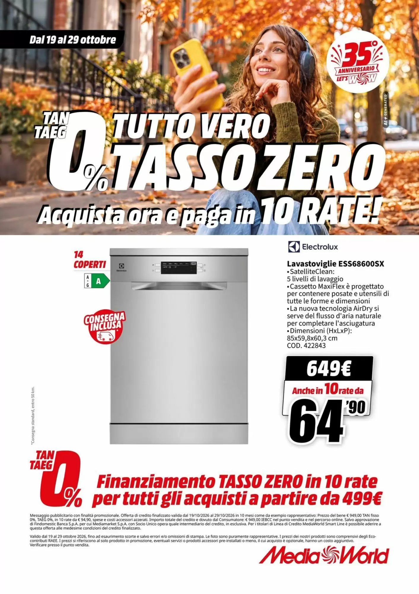 Volantino promozionale MediaWorld  valide dal 19/10/2026 - Pagina 65.