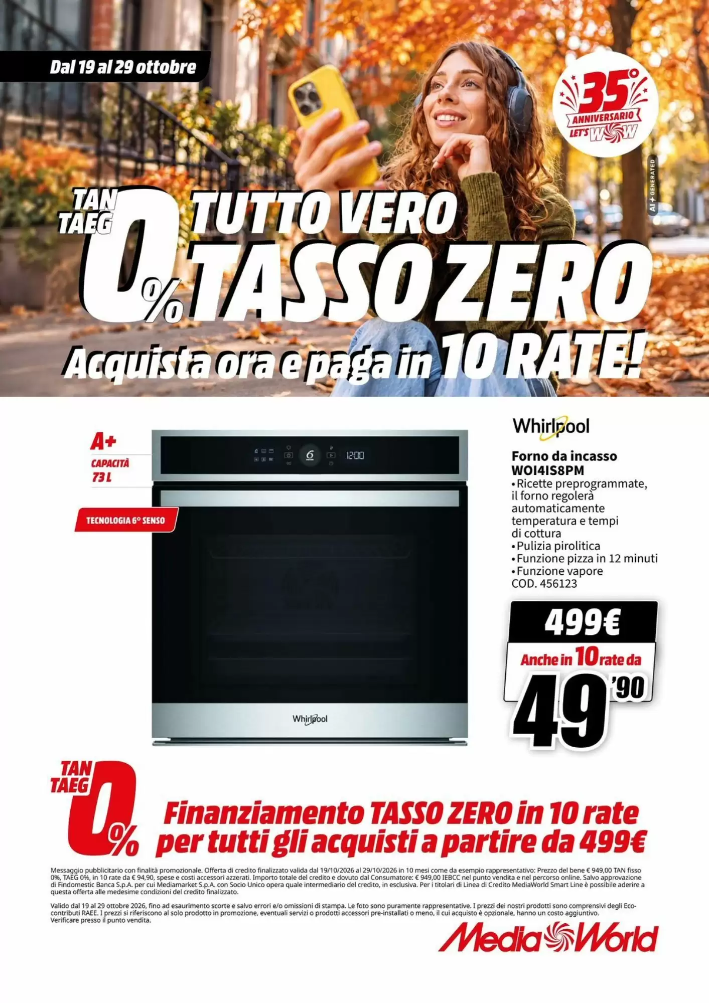Volantino promozionale MediaWorld  valide dal 19/10/2026 - Pagina 70.