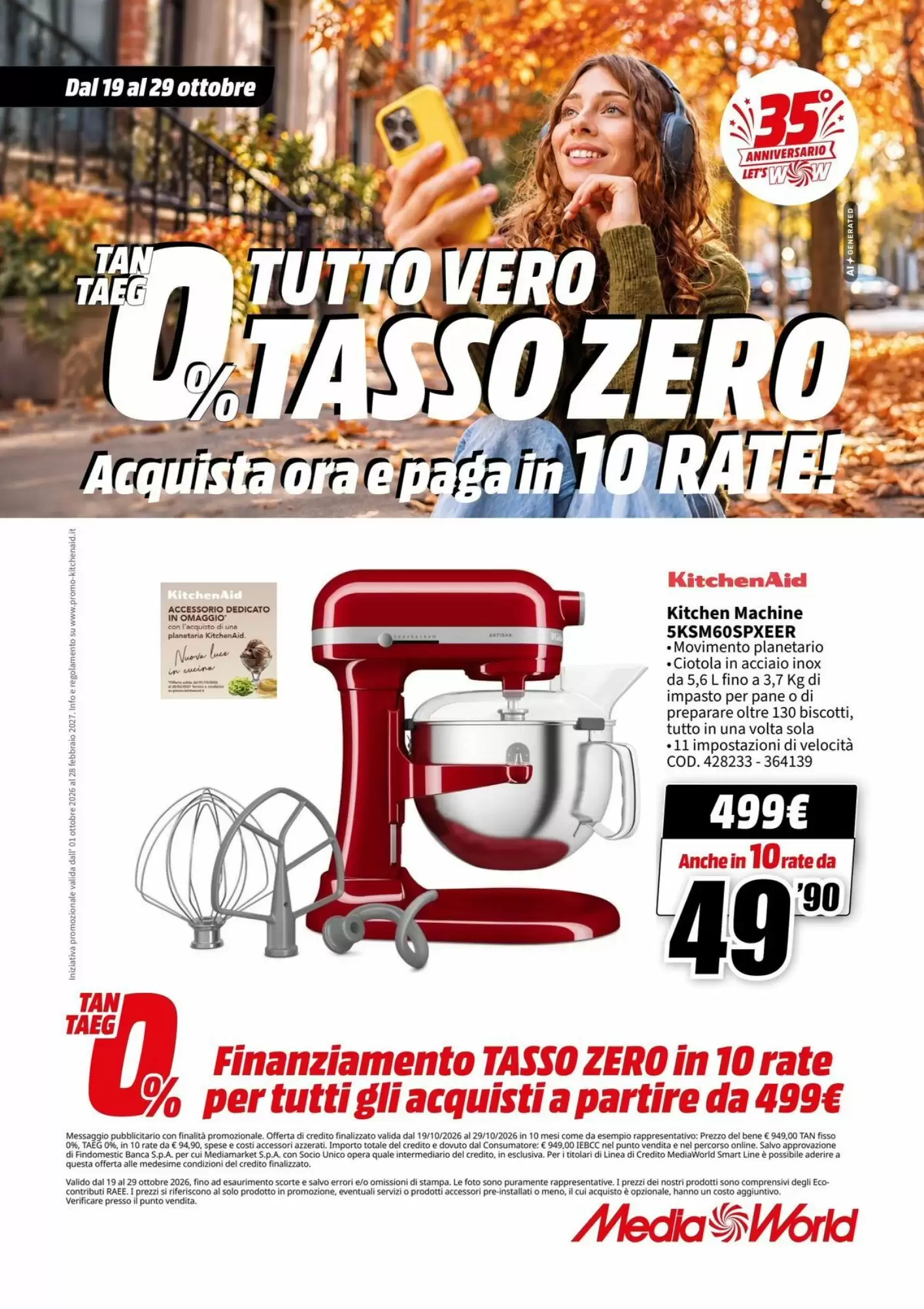 Volantino promozionale MediaWorld  valide dal 19/10/2026 - Pagina 72.