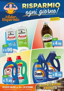 Volantino promozionale Mister Risparmio  valide dal 19/10/2026