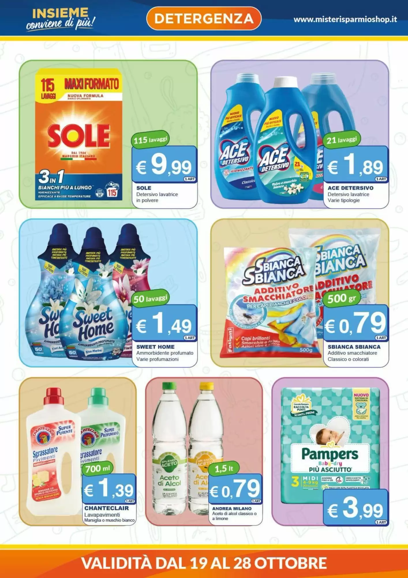 Volantino promozionale Mister Risparmio  valide dal 19/10/2026 - Pagina 4.