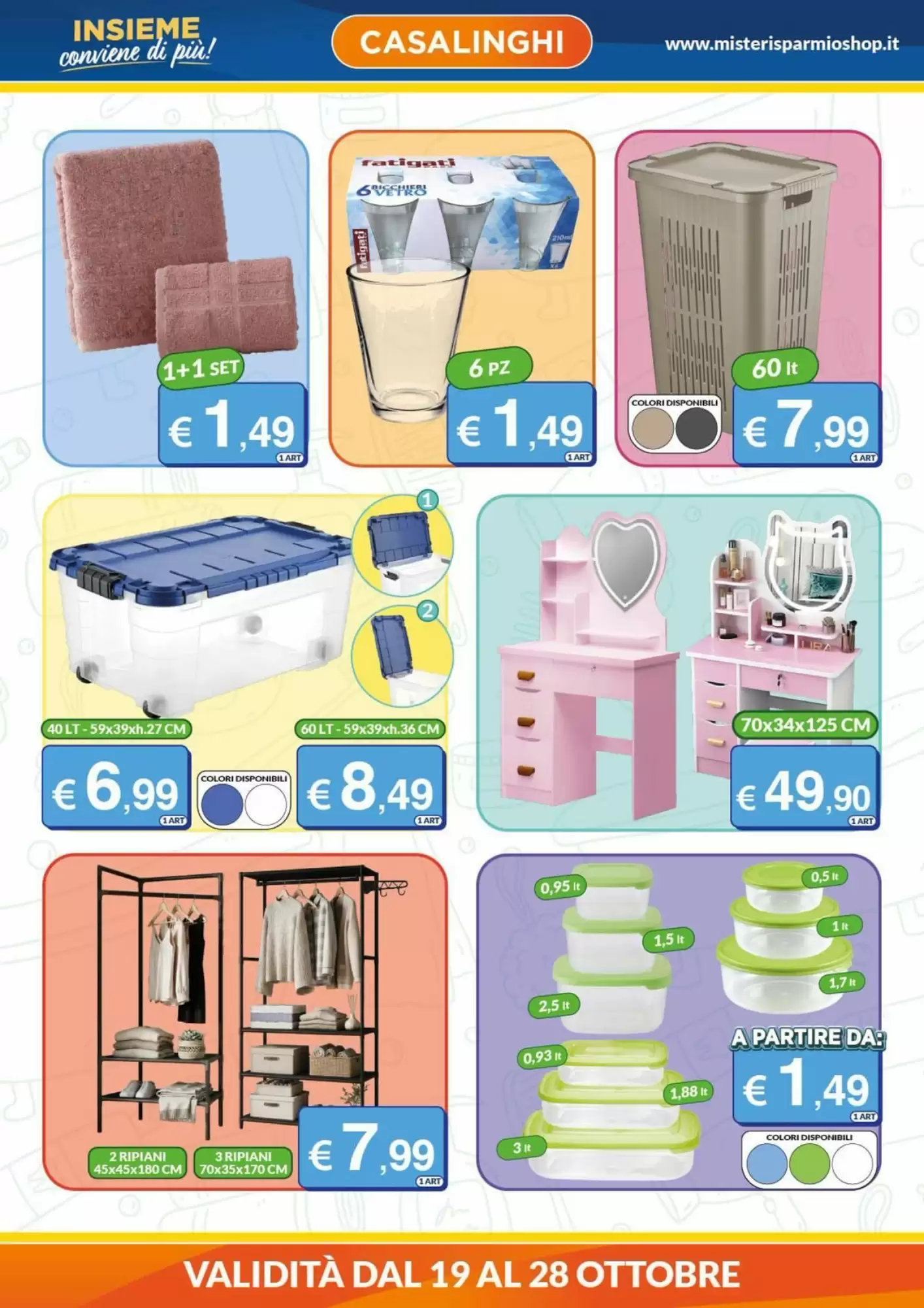Volantino promozionale Mister Risparmio  valide dal 19/10/2026 - Pagina 6.