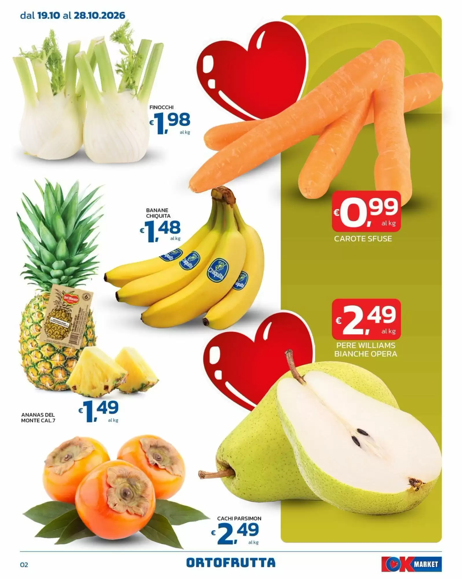Volantino promozionale Ok Market  valide dal 19/10/2026 - Pagina 2.