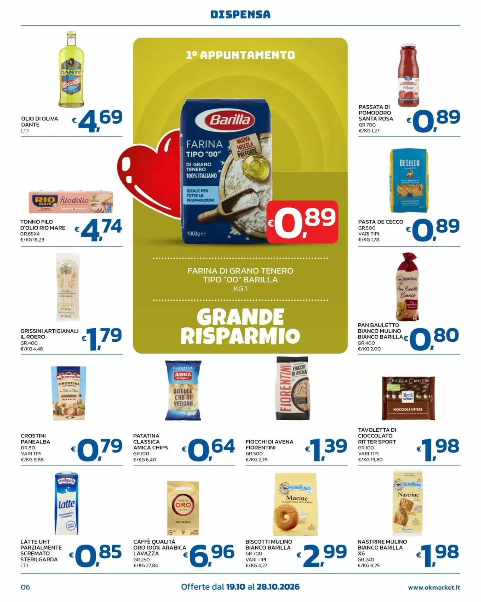 Volantino promozionale Ok Market  valide dal 19/10/2026 - Pagina 6.