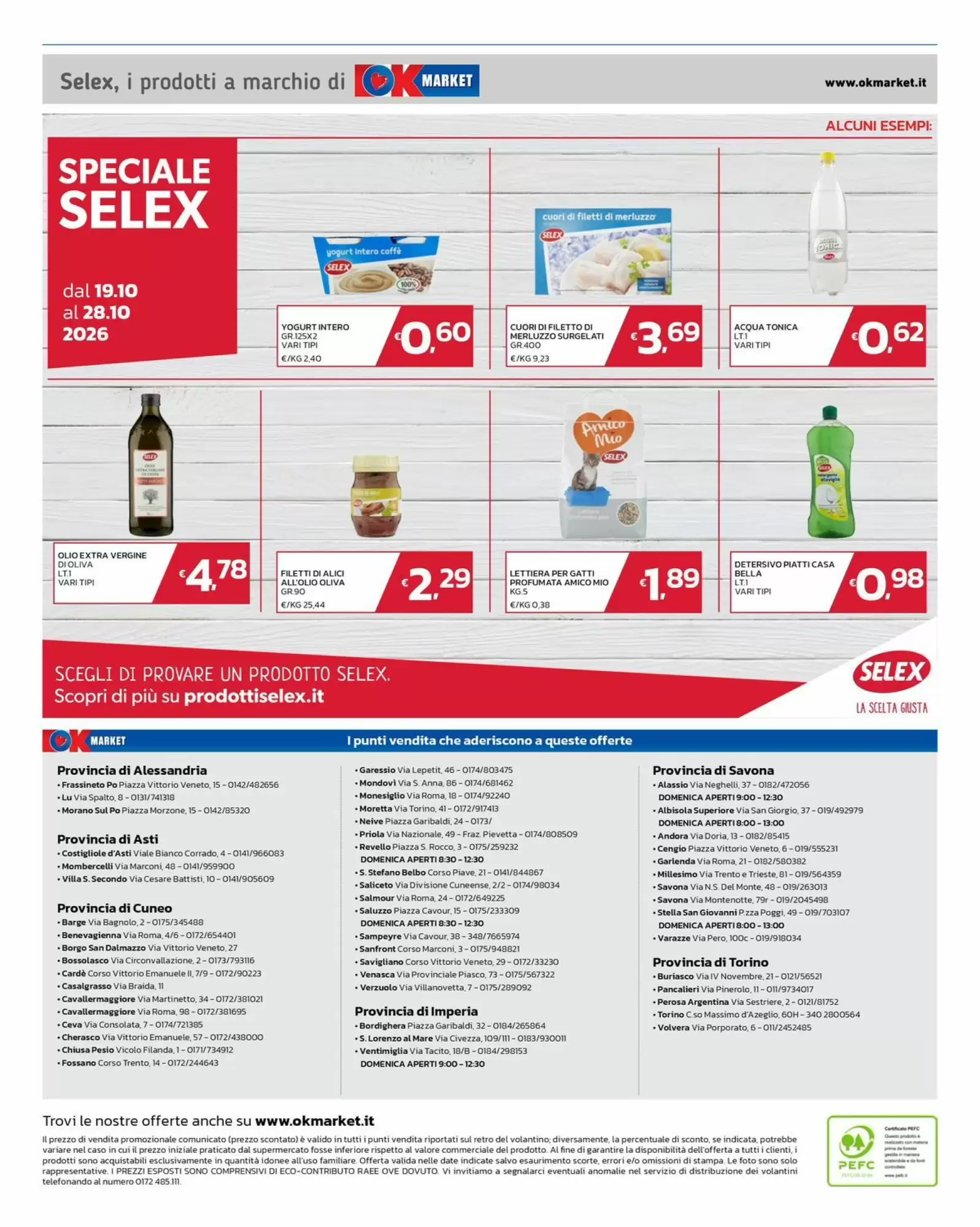 Volantino promozionale Ok Market  valide dal 19/10/2026 - Pagina 8.