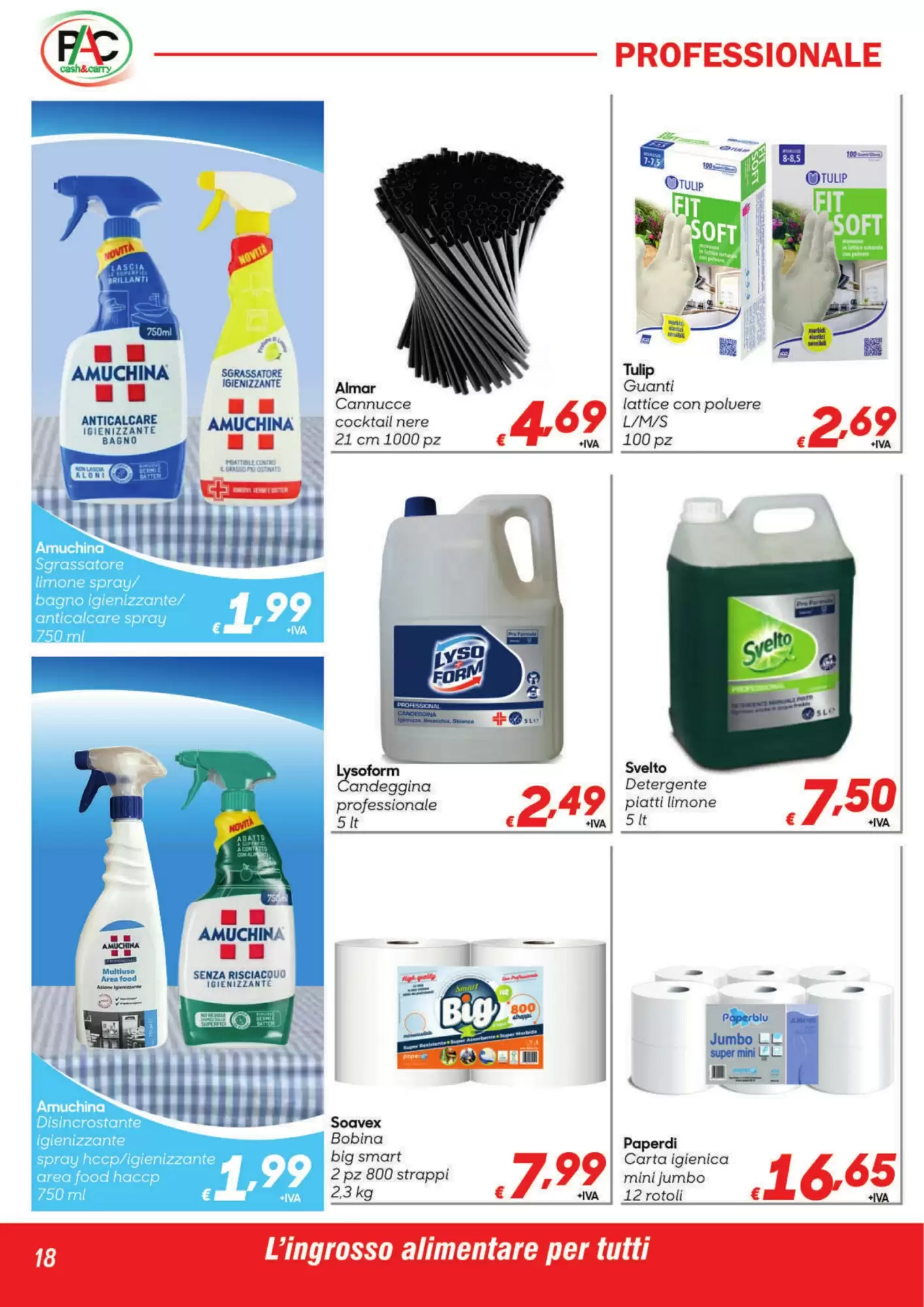 Volantino promozionale Pac Cash&Carry  valide dal 19/10/2026 - Pagina 18.
