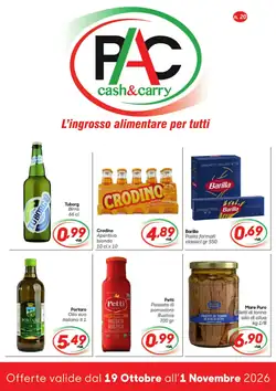 Volantino promozionale Pac Cash&Carry  valide dal 19/10/2026
