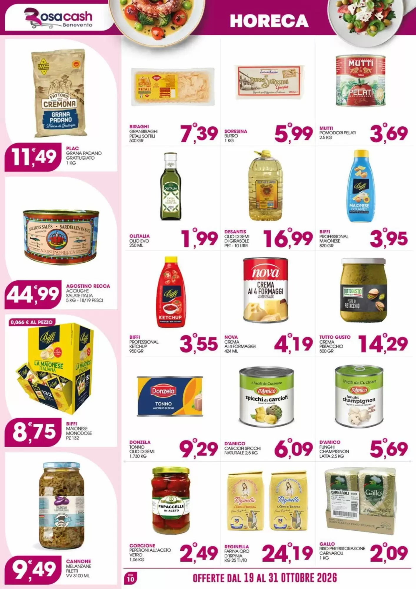Volantino promozionale Rosa Cash  valide dal 19/10/2026 - Pagina 10.