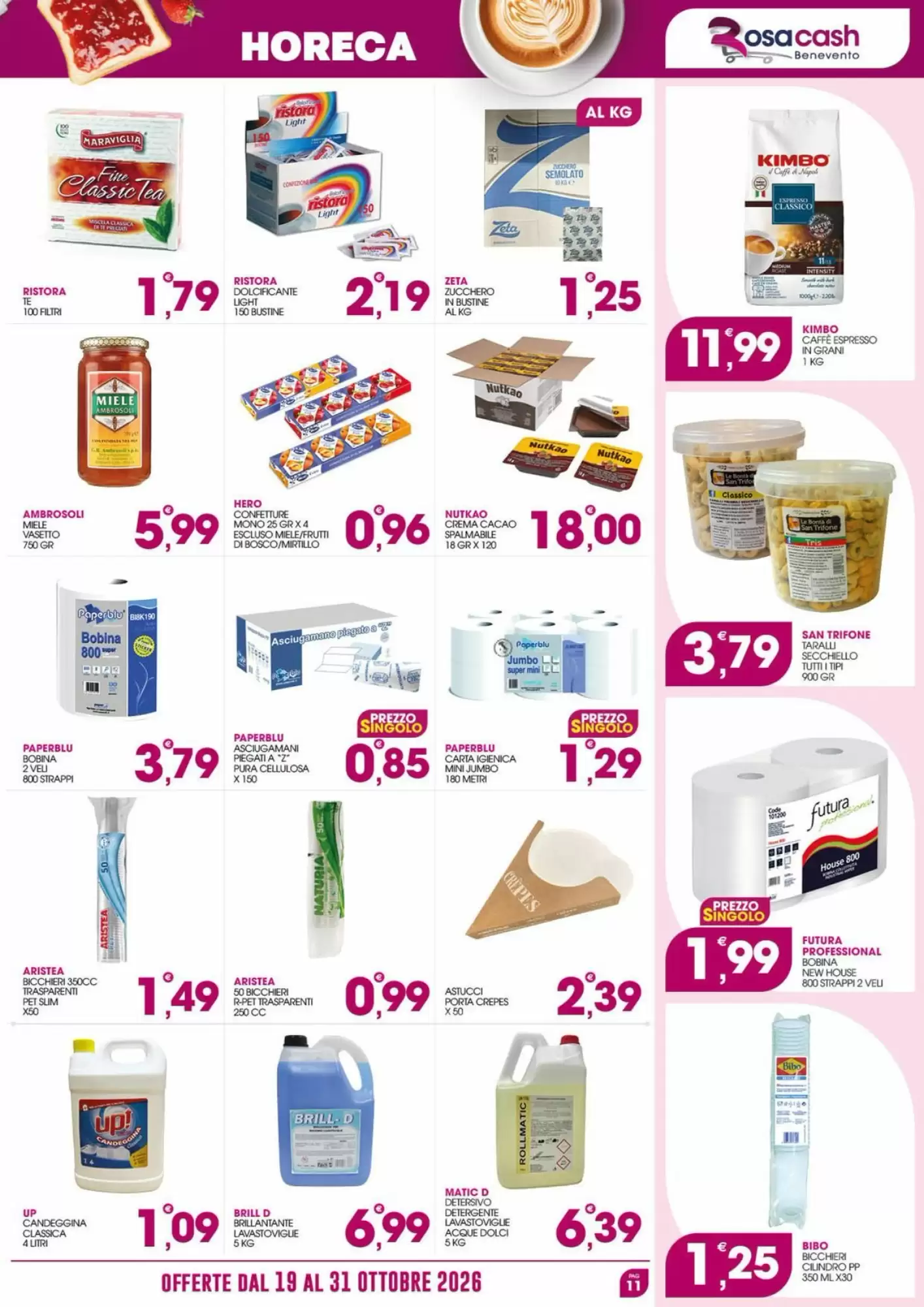 Volantino promozionale Rosa Cash  valide dal 19/10/2026 - Pagina 11.