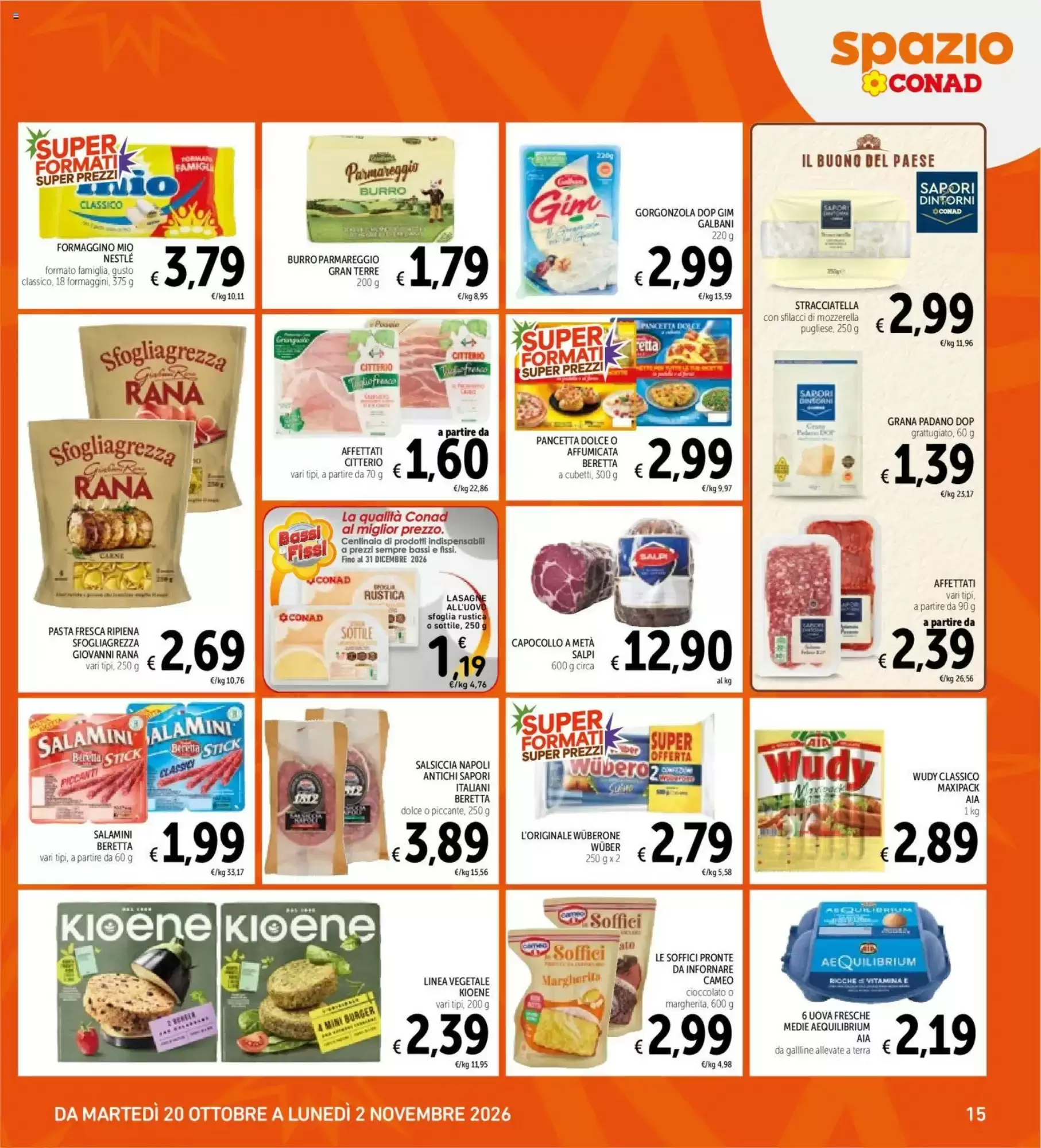 Volantino promozionale Spazio Conad  valide dal 20/10/2026 - Pagina 15.