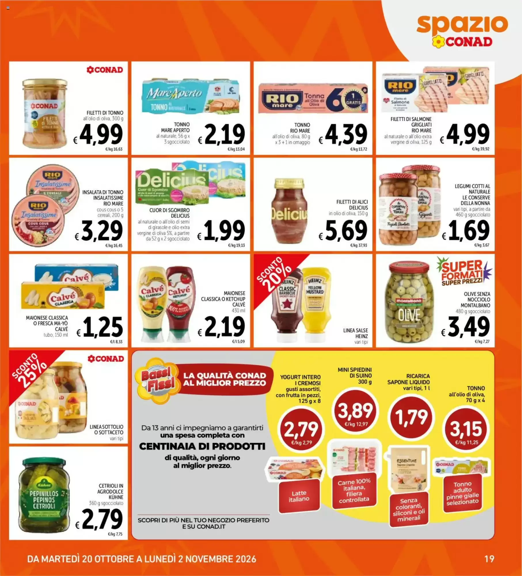 Volantino promozionale Spazio Conad  valide dal 20/10/2026 - Pagina 19.