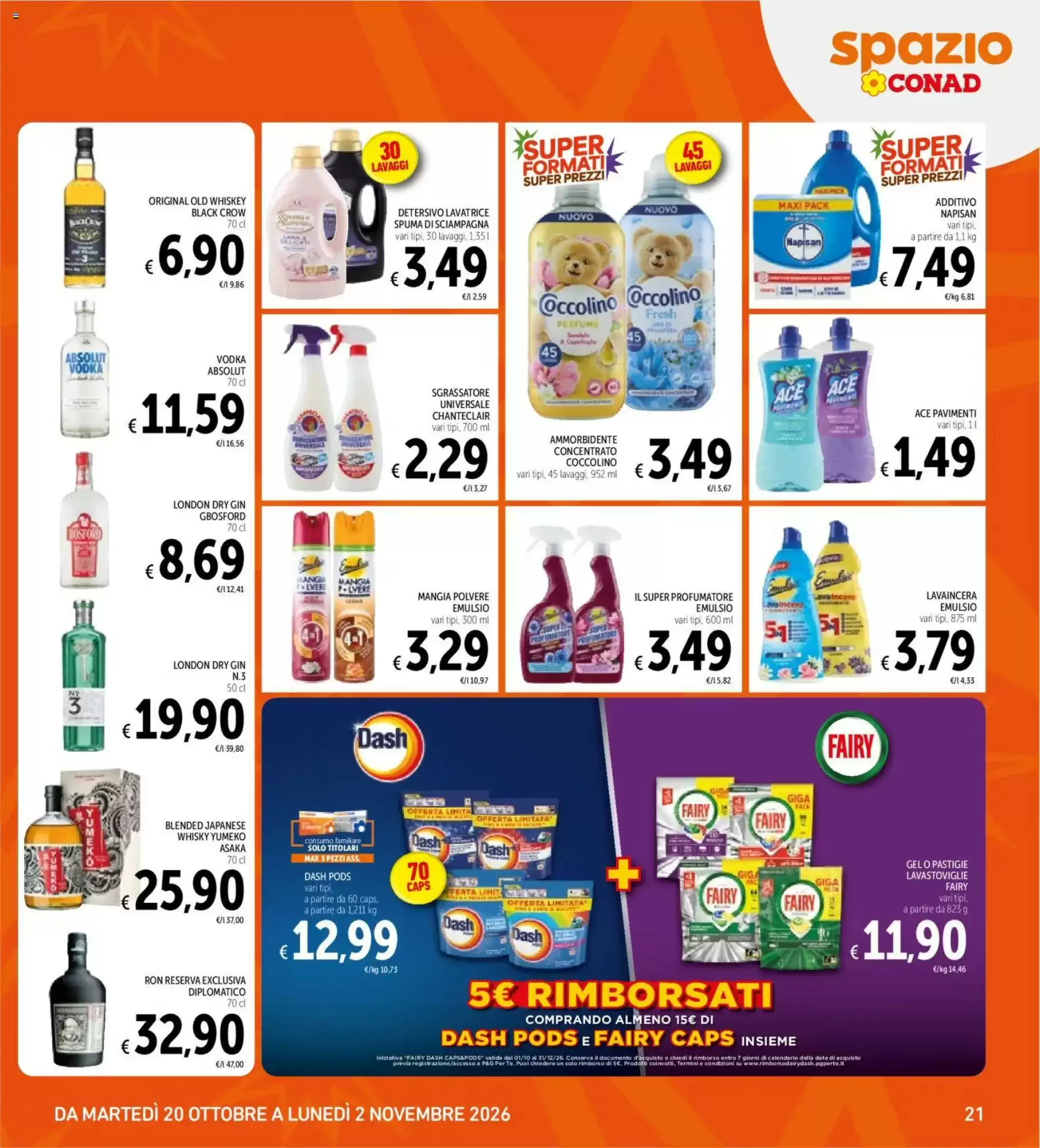 Volantino promozionale Spazio Conad  valide dal 20/10/2026 - Pagina 21.