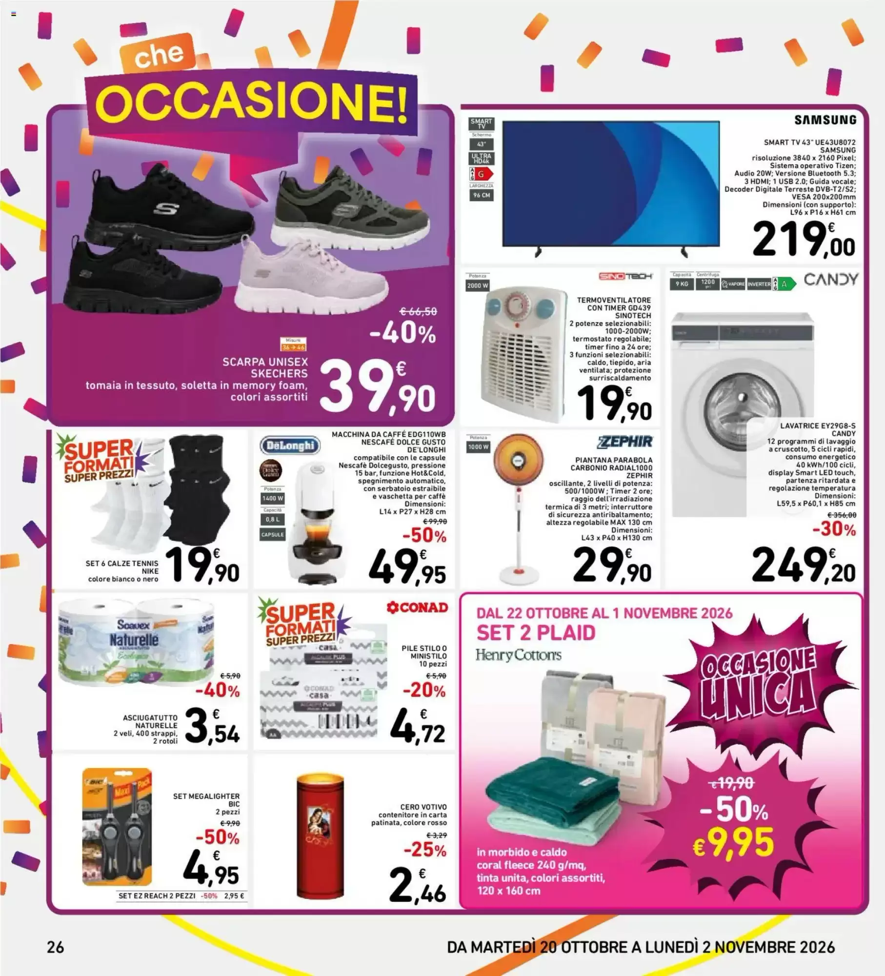 Volantino promozionale Spazio Conad  valide dal 20/10/2026 - Pagina 26.
