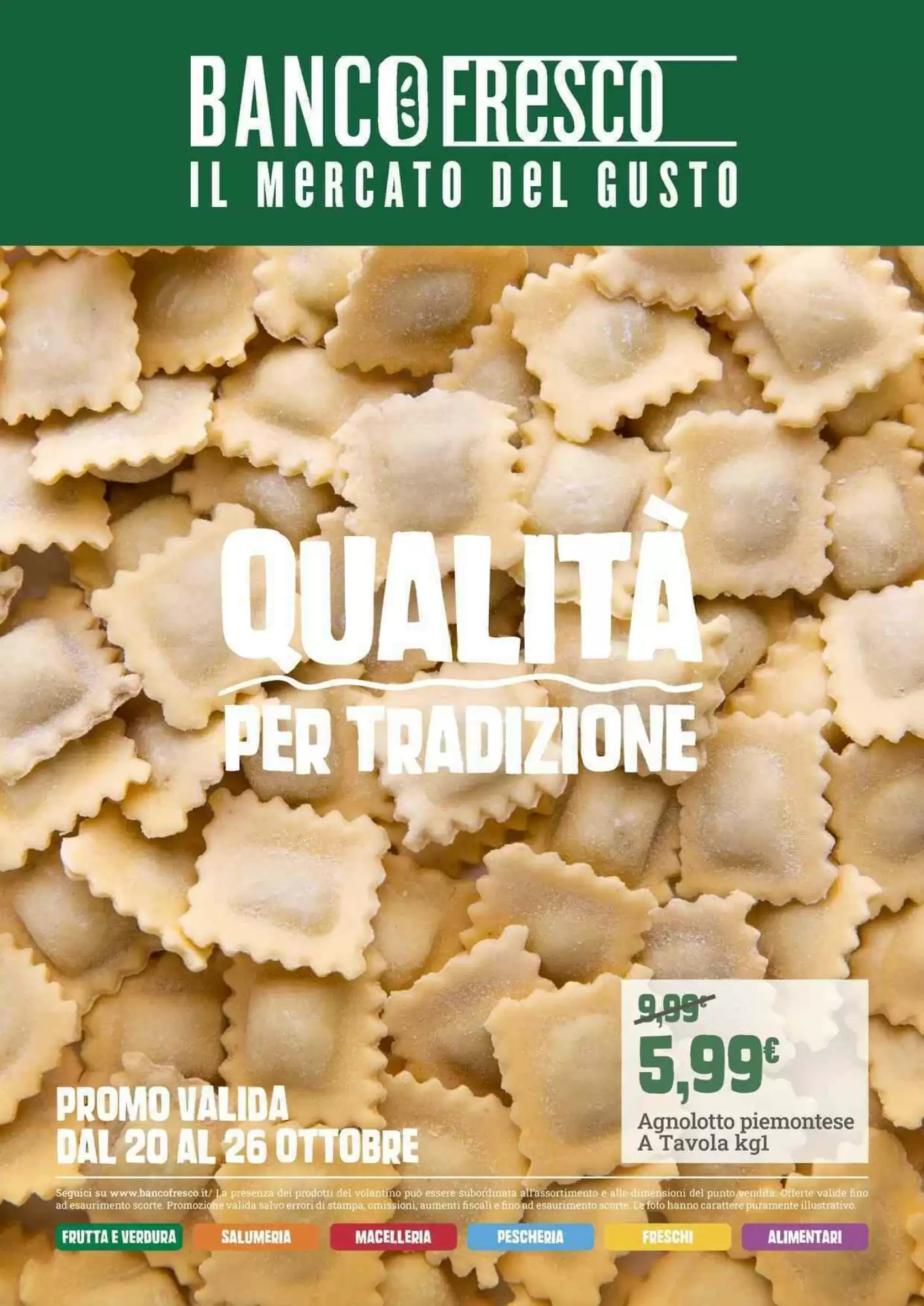 Volantino promozionale Banco Fresco  valide dal 20/10/2026 - Pagina 1.