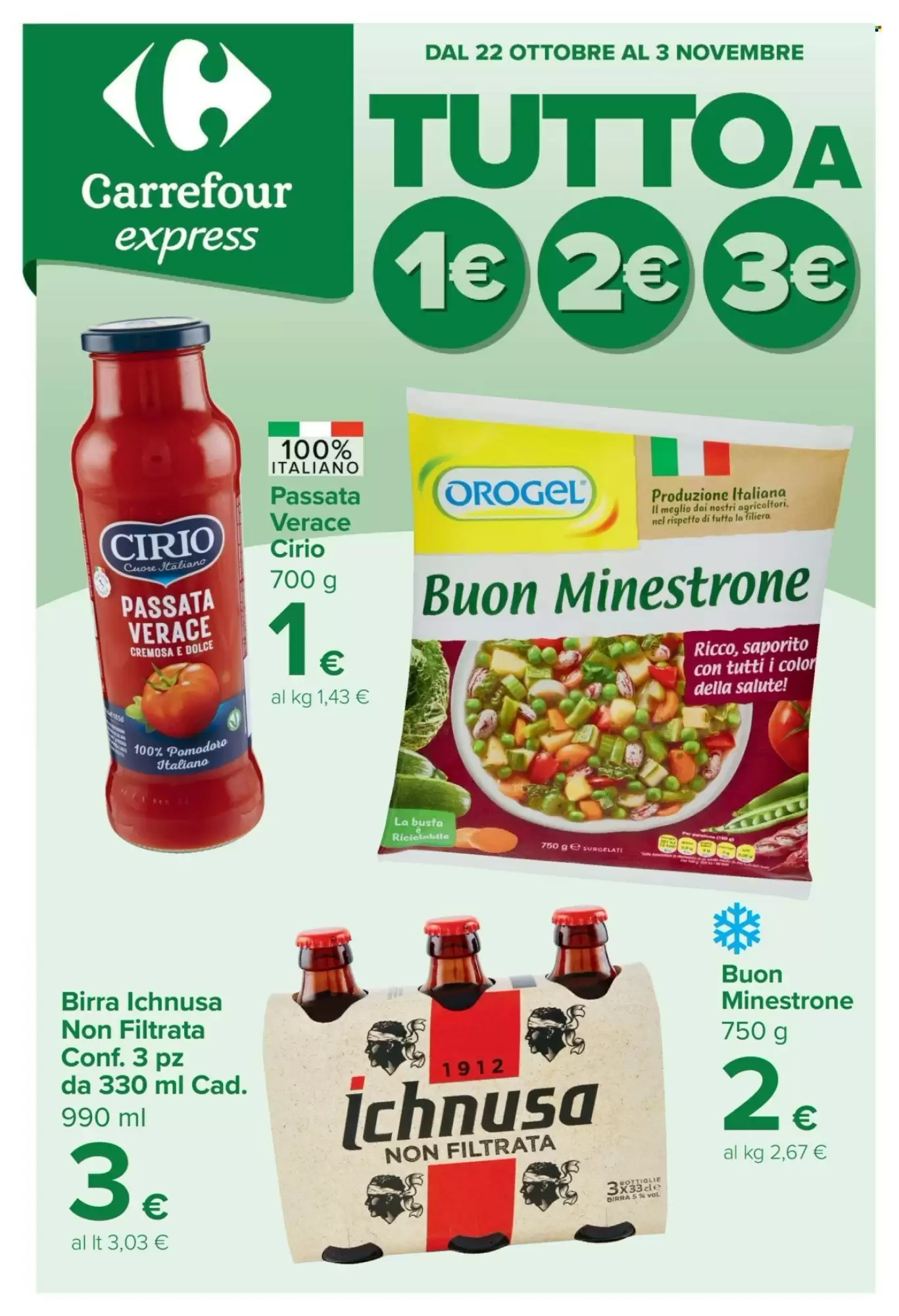 Volantino promozionale Carrefour Express  valide dal 20/10/2026 - Pagina 1.