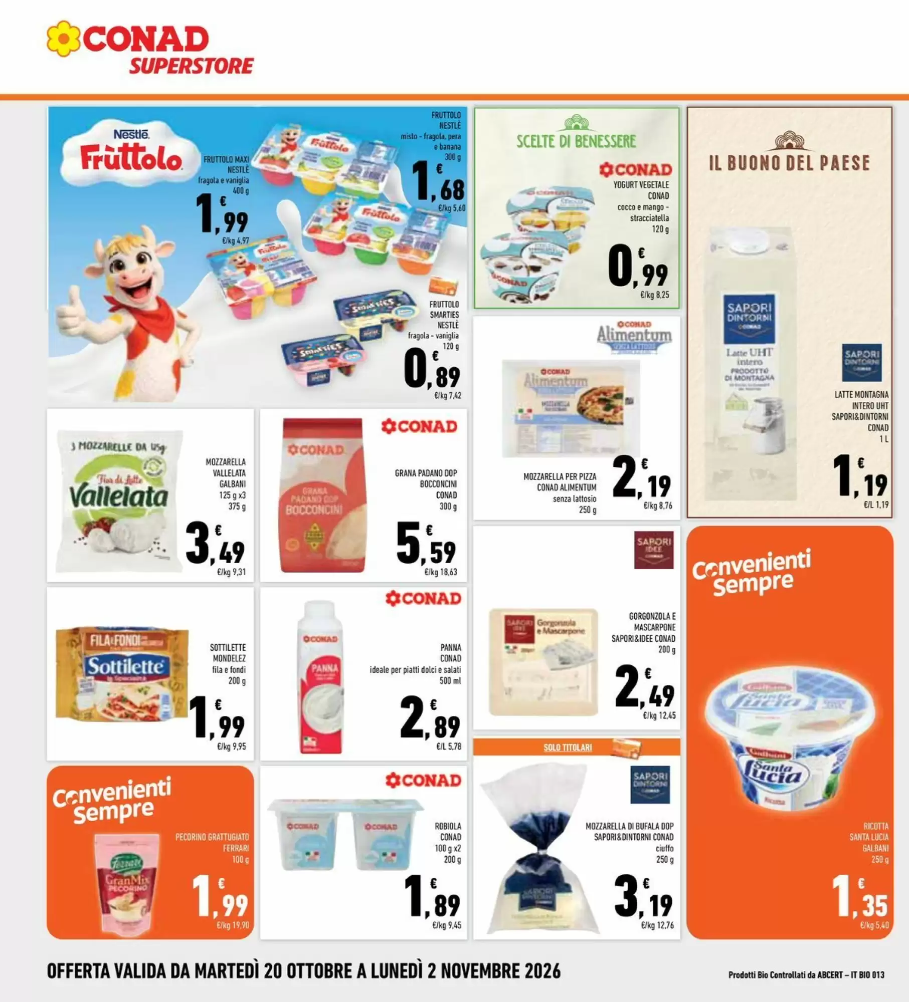 Volantino promozionale Conad Superstore  valide dal 20/10/2026 - Pagina 12.