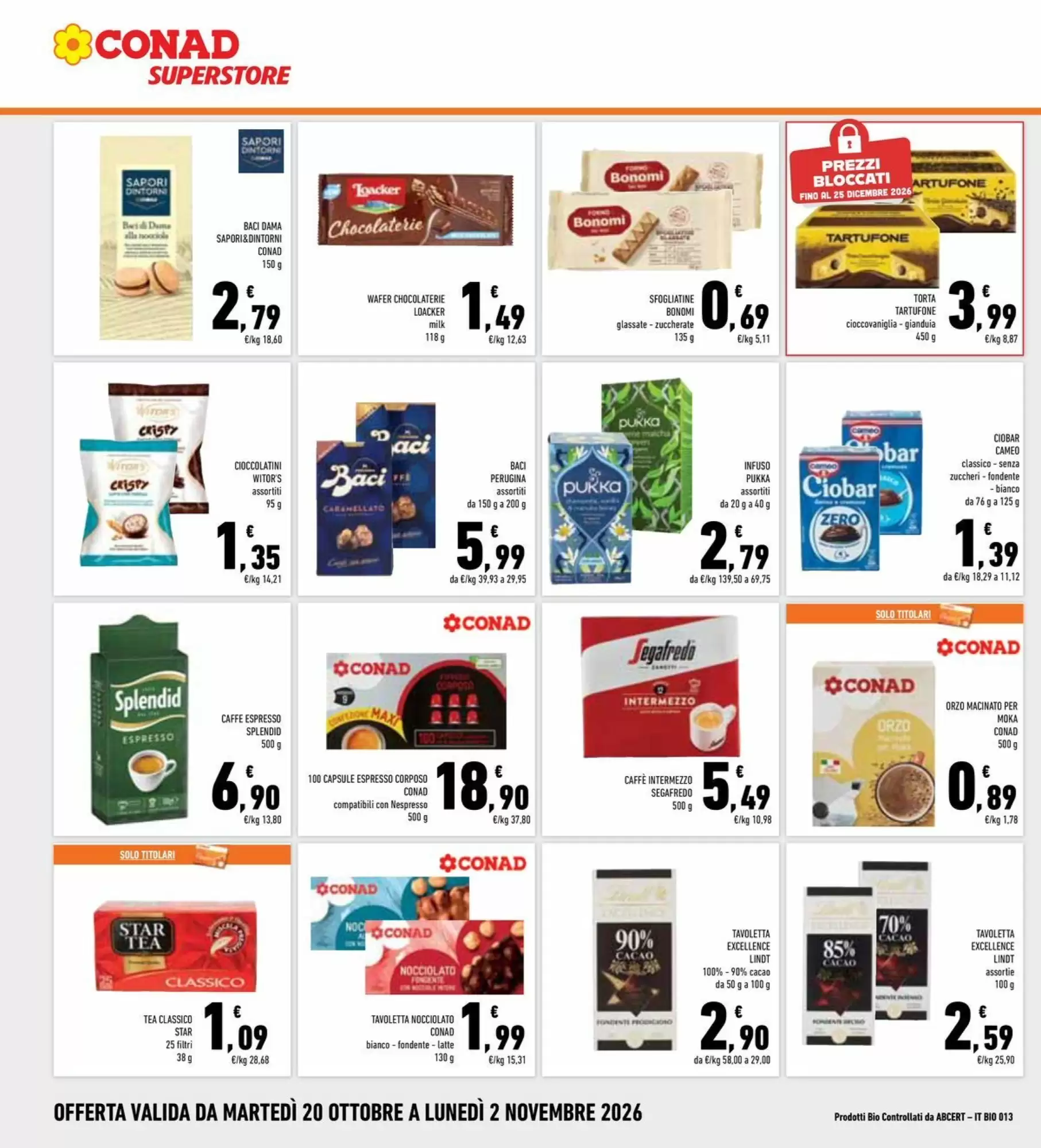 Volantino promozionale Conad Superstore  valide dal 20/10/2026 - Pagina 18.