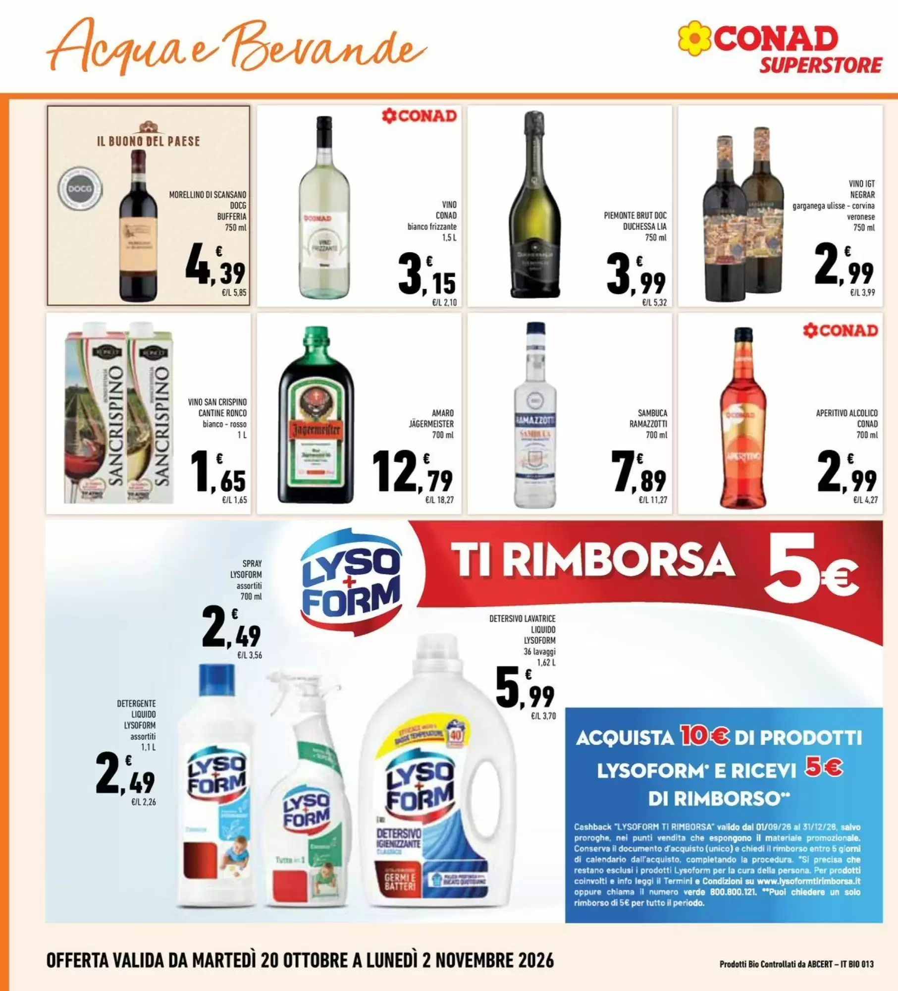Volantino promozionale Conad Superstore  valide dal 20/10/2026 - Pagina 22.