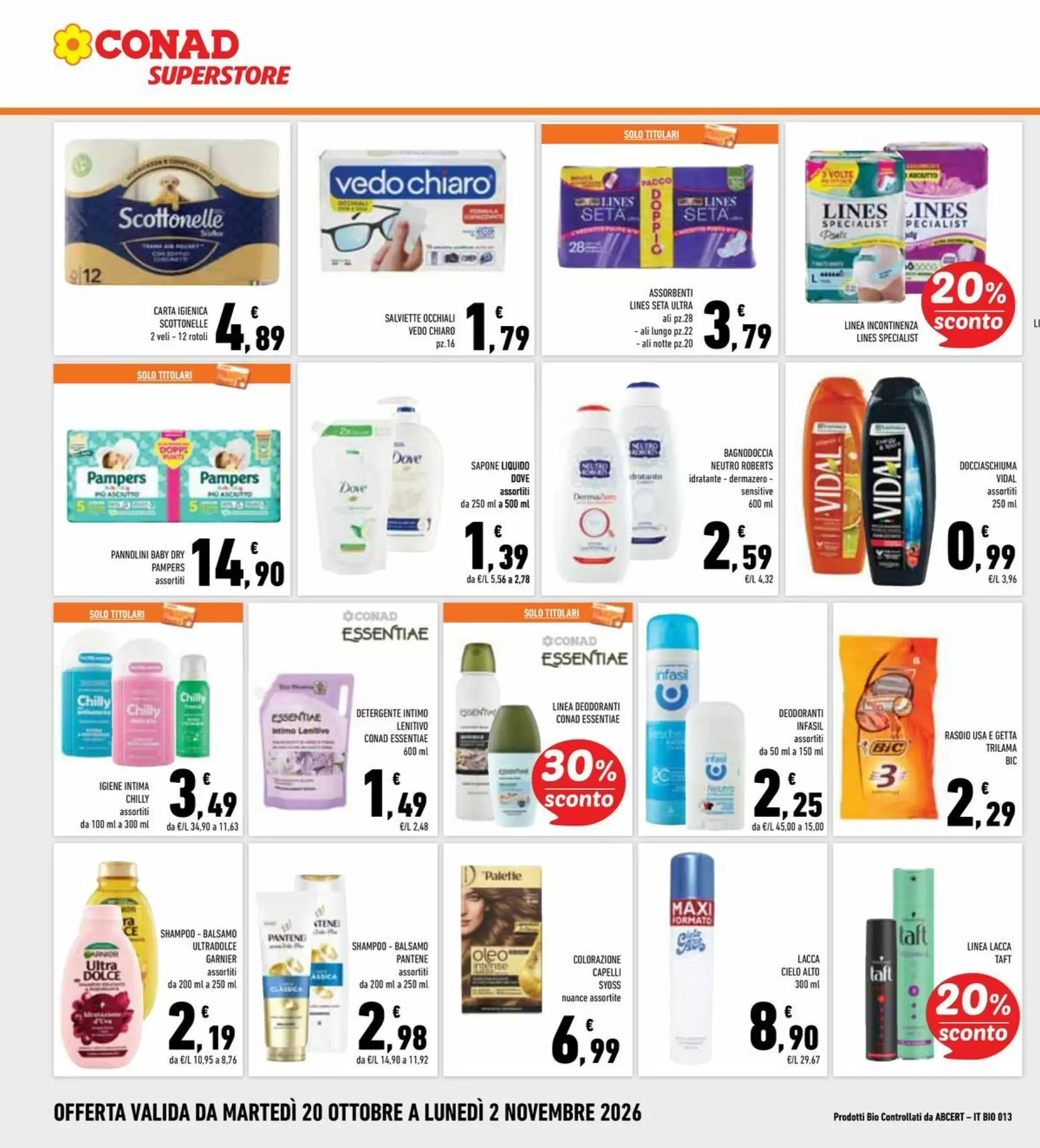 Volantino promozionale Conad Superstore  valide dal 20/10/2026 - Pagina 24.