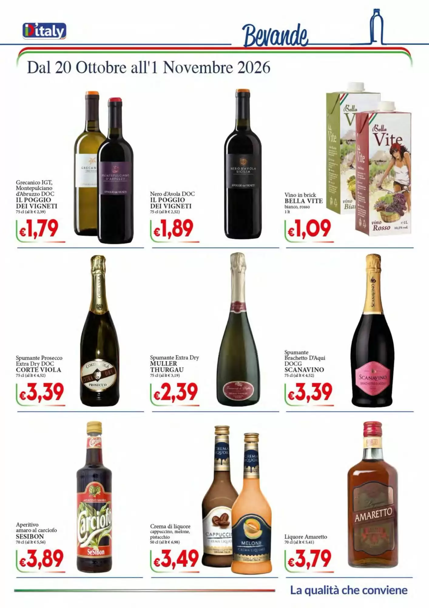 Volantino promozionale D'Italy  valide dal 20/10/2026 - Pagina 11.