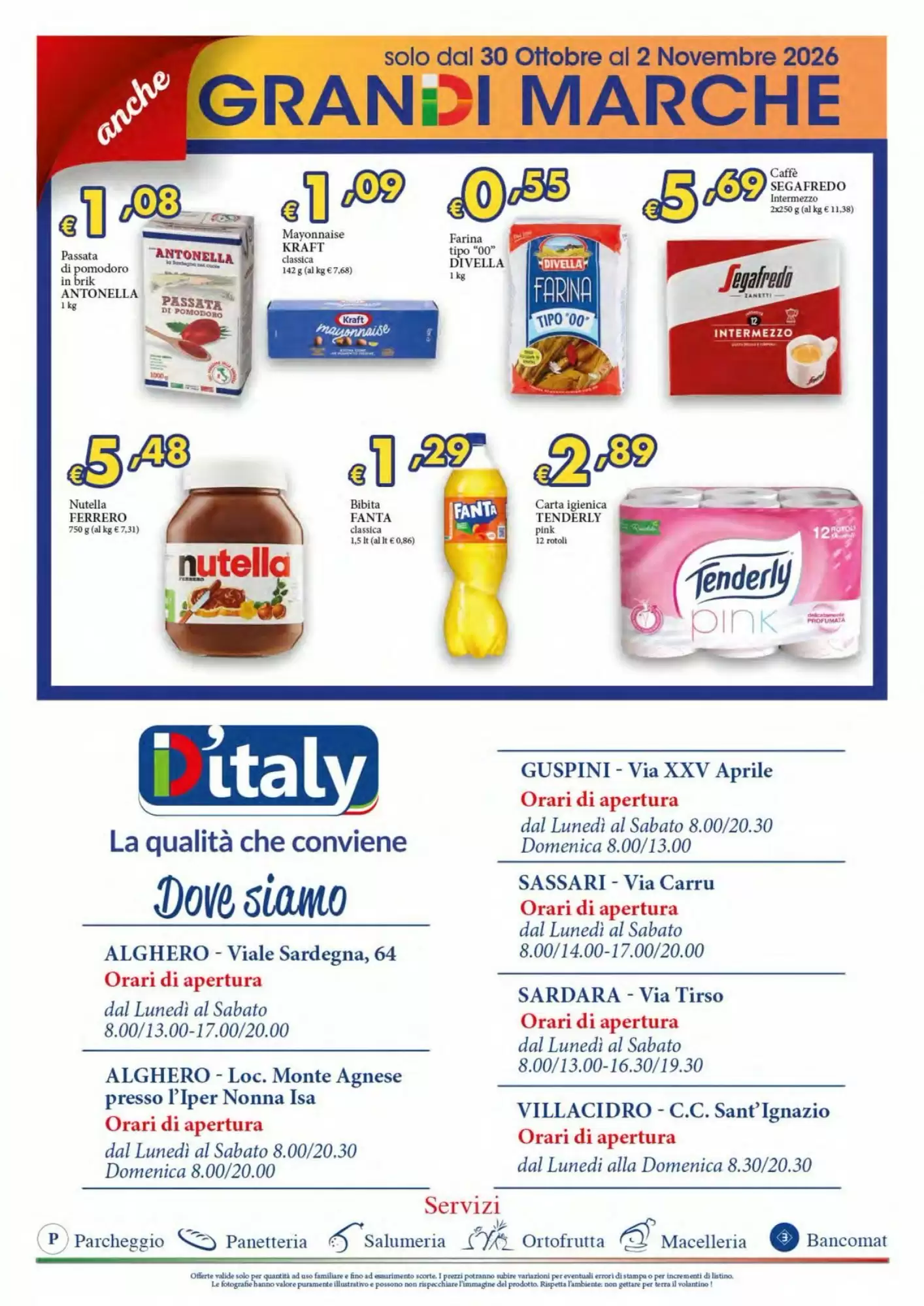 Volantino promozionale D'Italy  valide dal 20/10/2026 - Pagina 16.