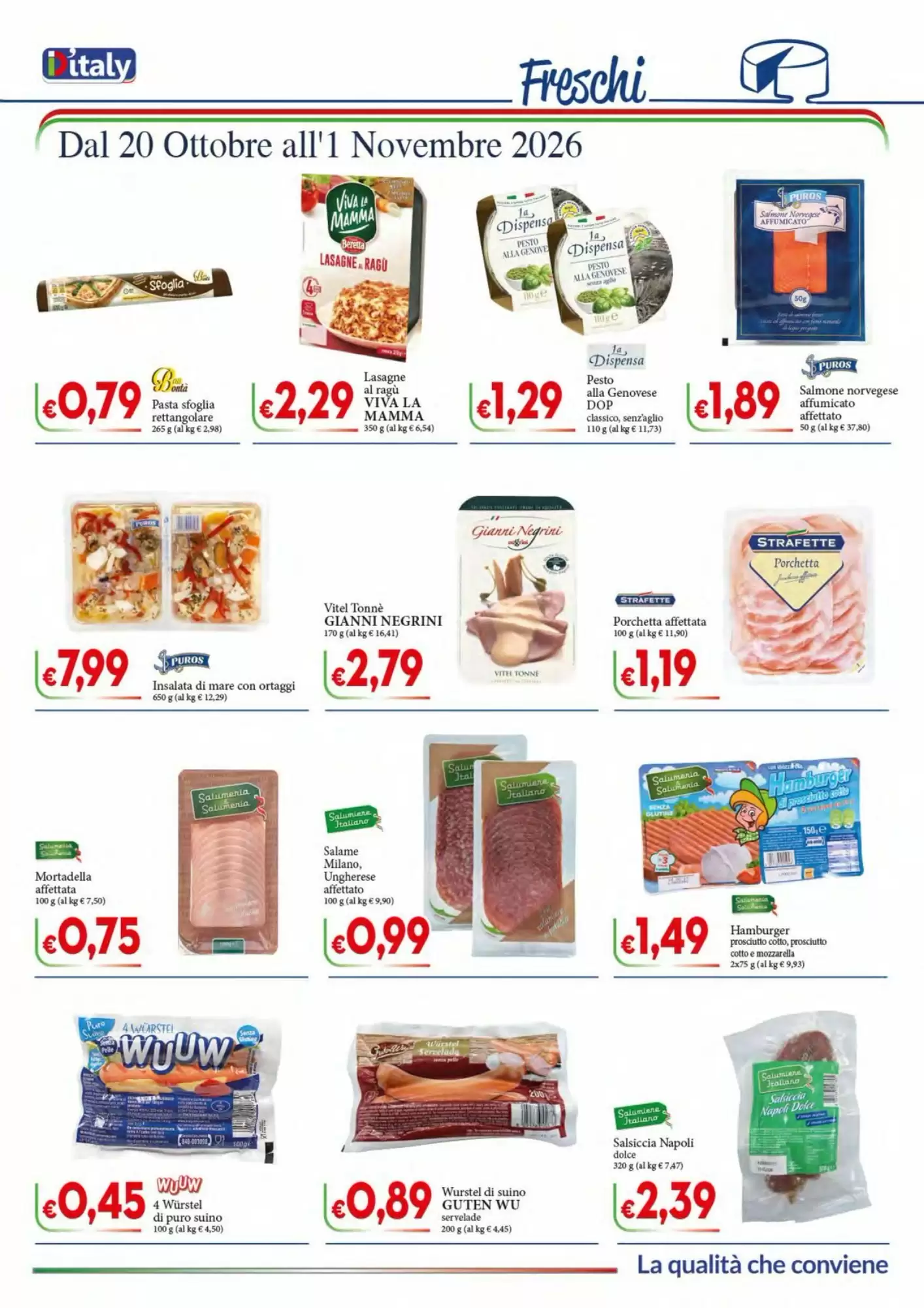 Volantino promozionale D'Italy  valide dal 20/10/2026 - Pagina 3.