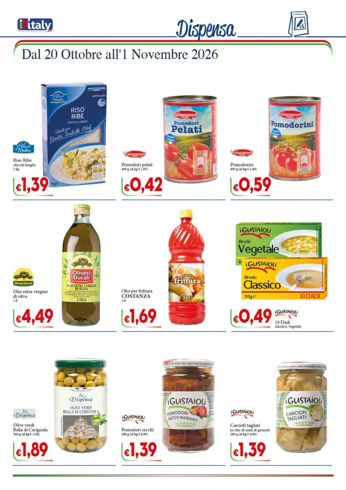 Volantino promozionale D'Italy  valide dal 20/10/2026 - Pagina 8.