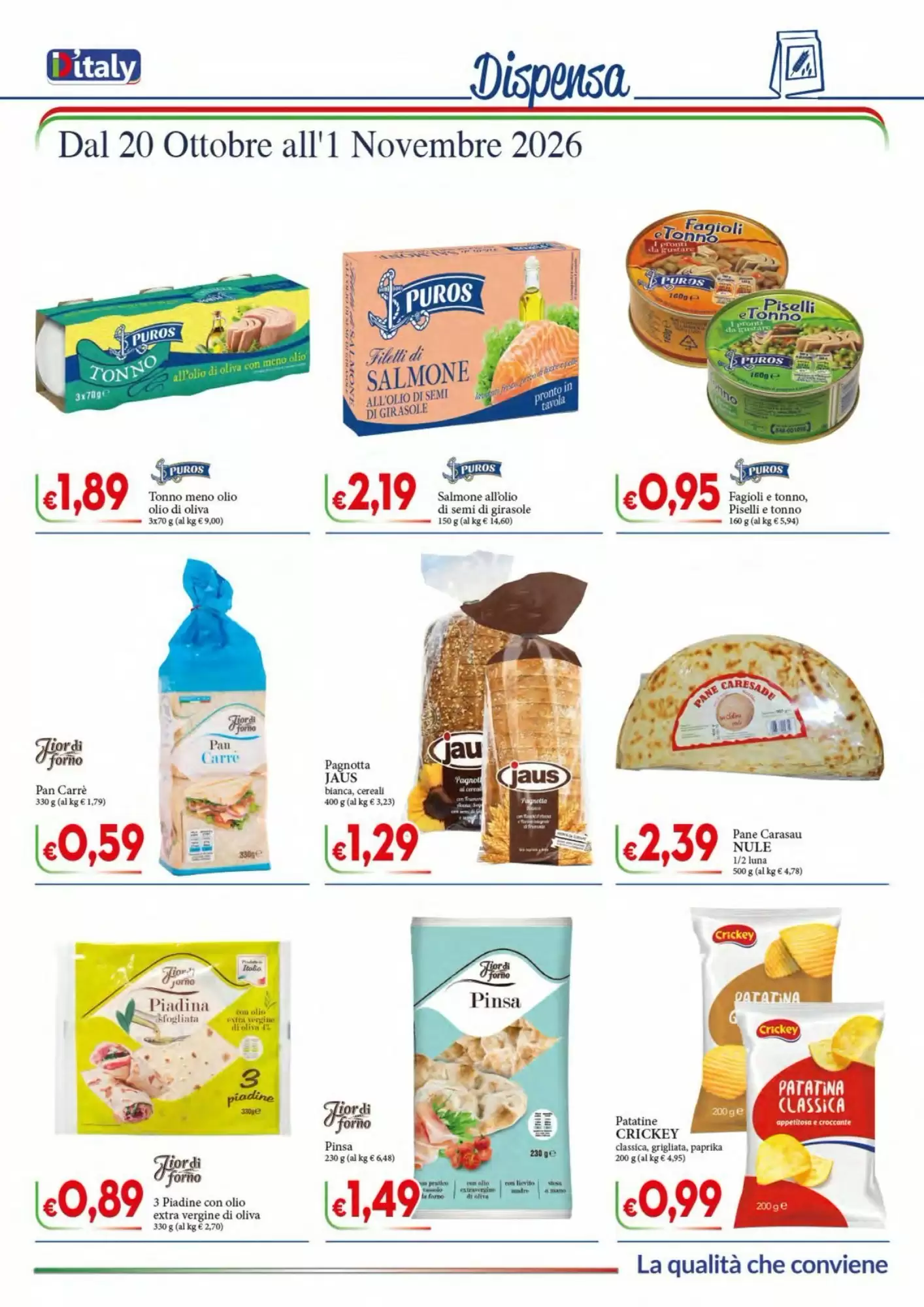 Volantino promozionale D'Italy  valide dal 20/10/2026 - Pagina 9.