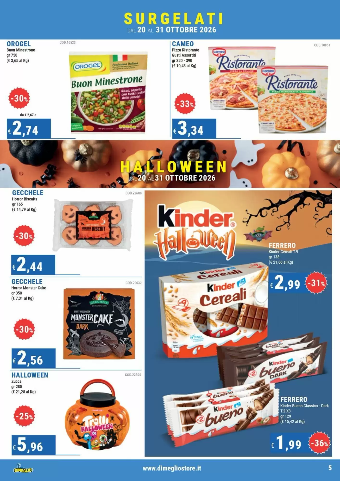Volantino promozionale DiMeglio  valide dal 20/10/2026 - Pagina 5.