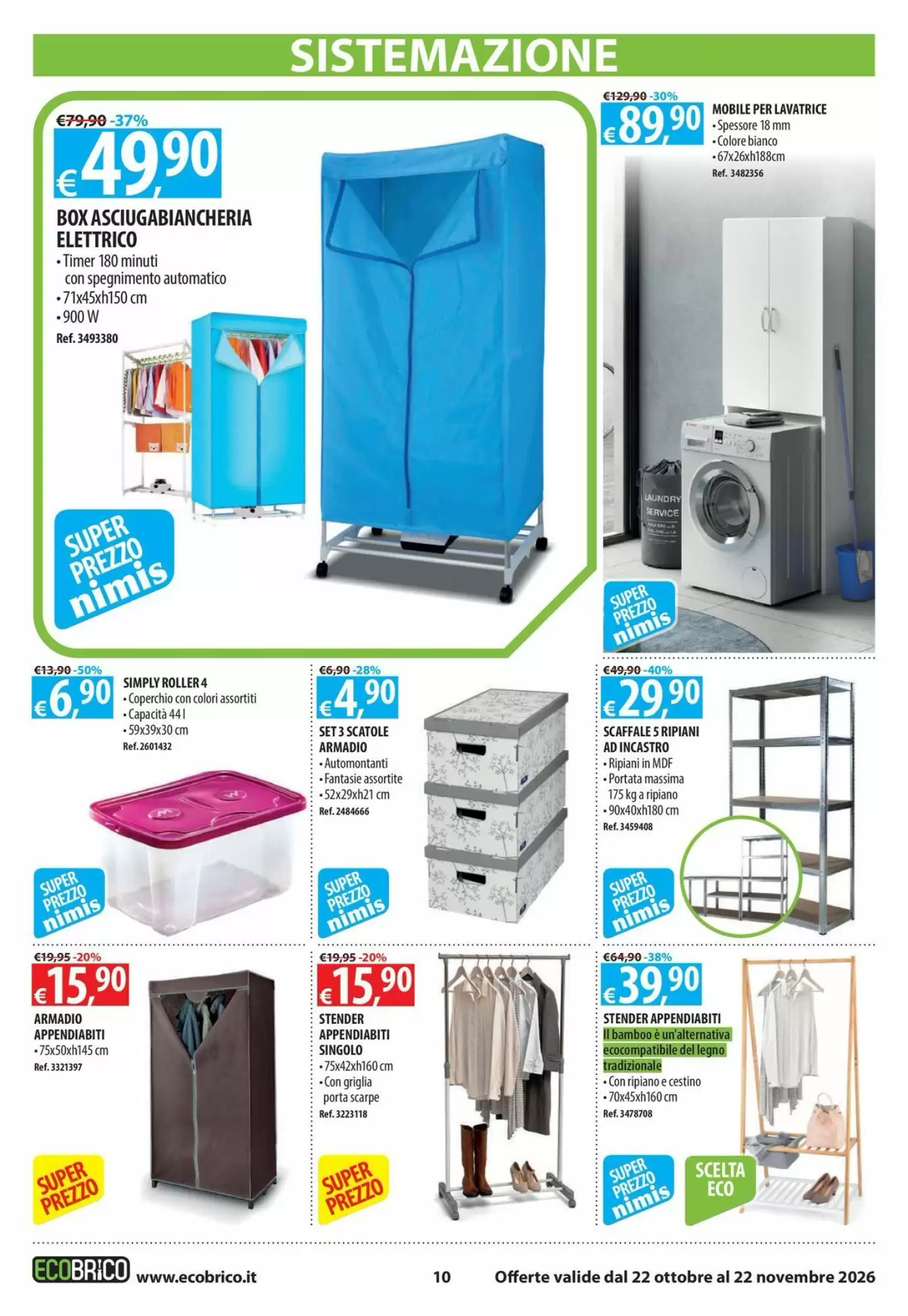 Volantino promozionale Ecobrico  valide dal 20/10/2026 - Pagina 10.