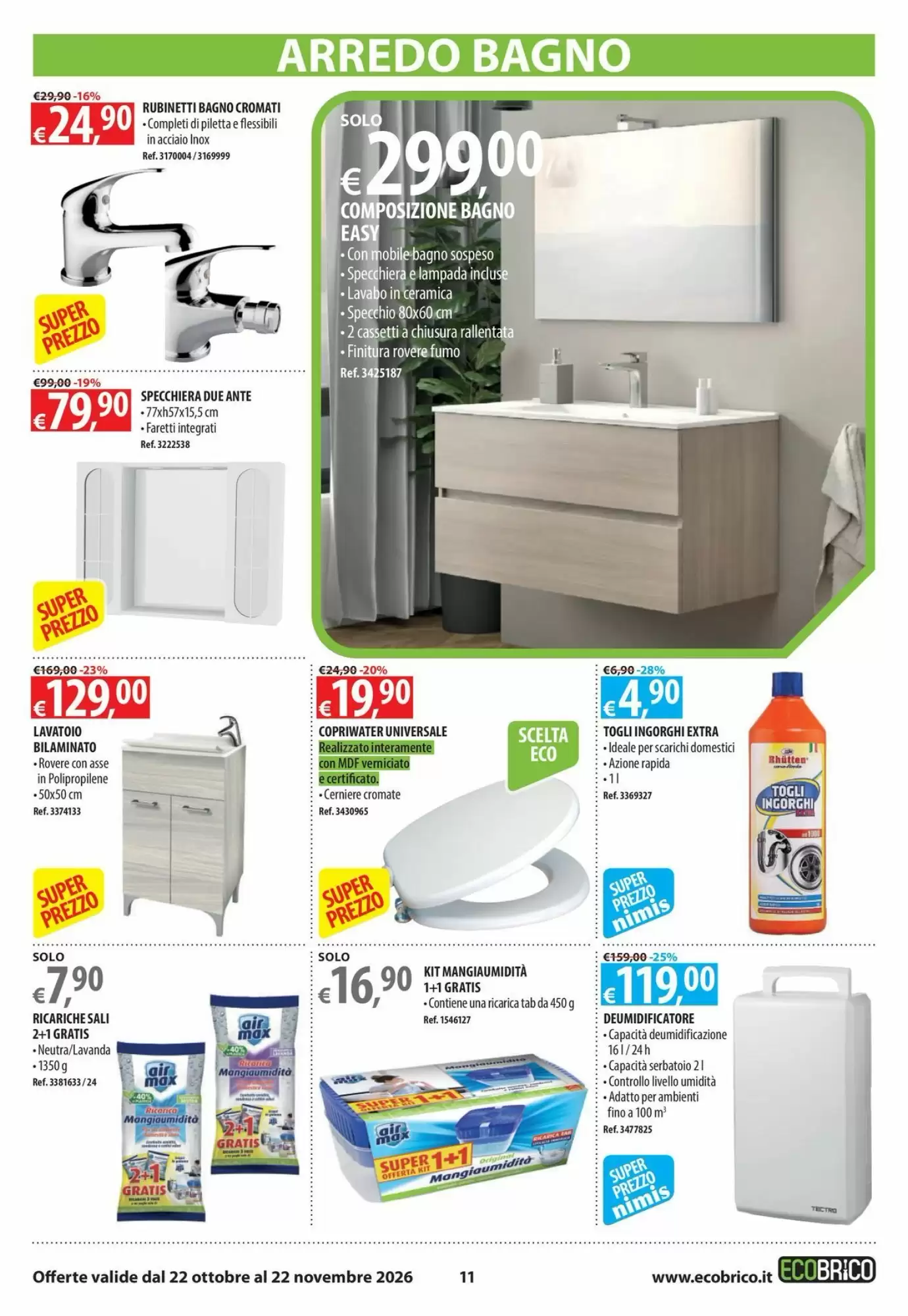 Volantino promozionale Ecobrico  valide dal 20/10/2026 - Pagina 11.