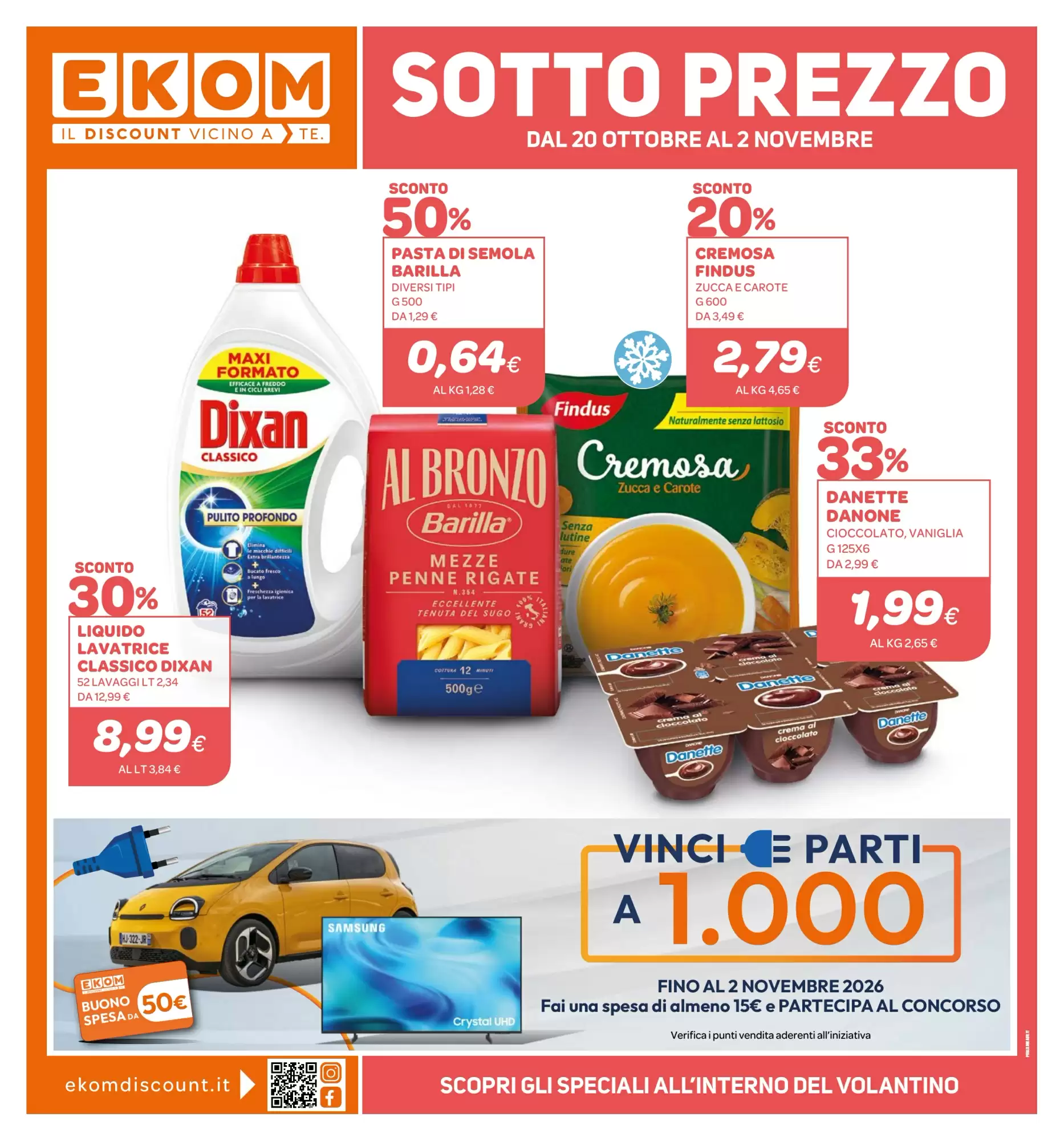 Volantino promozionale Ekom  valide dal 20/10/2026 - Pagina 1.