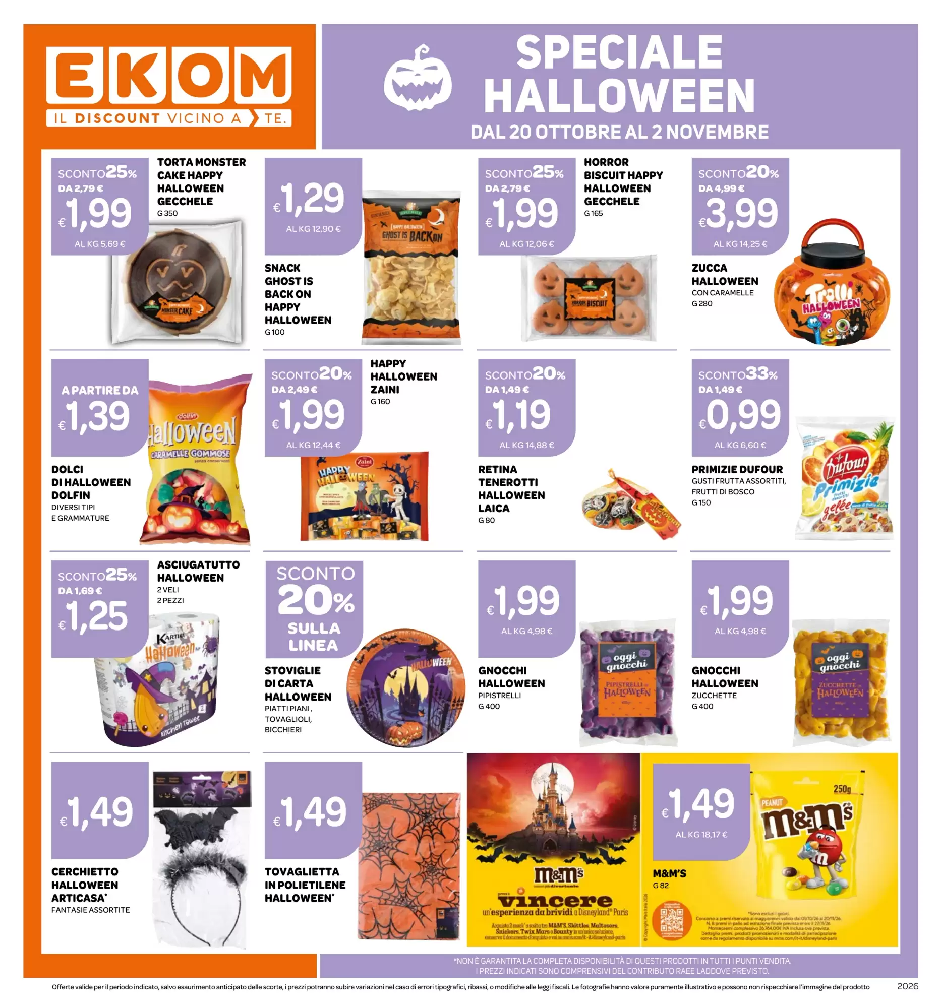 Volantino promozionale Ekom  valide dal 20/10/2026 - Pagina 16.